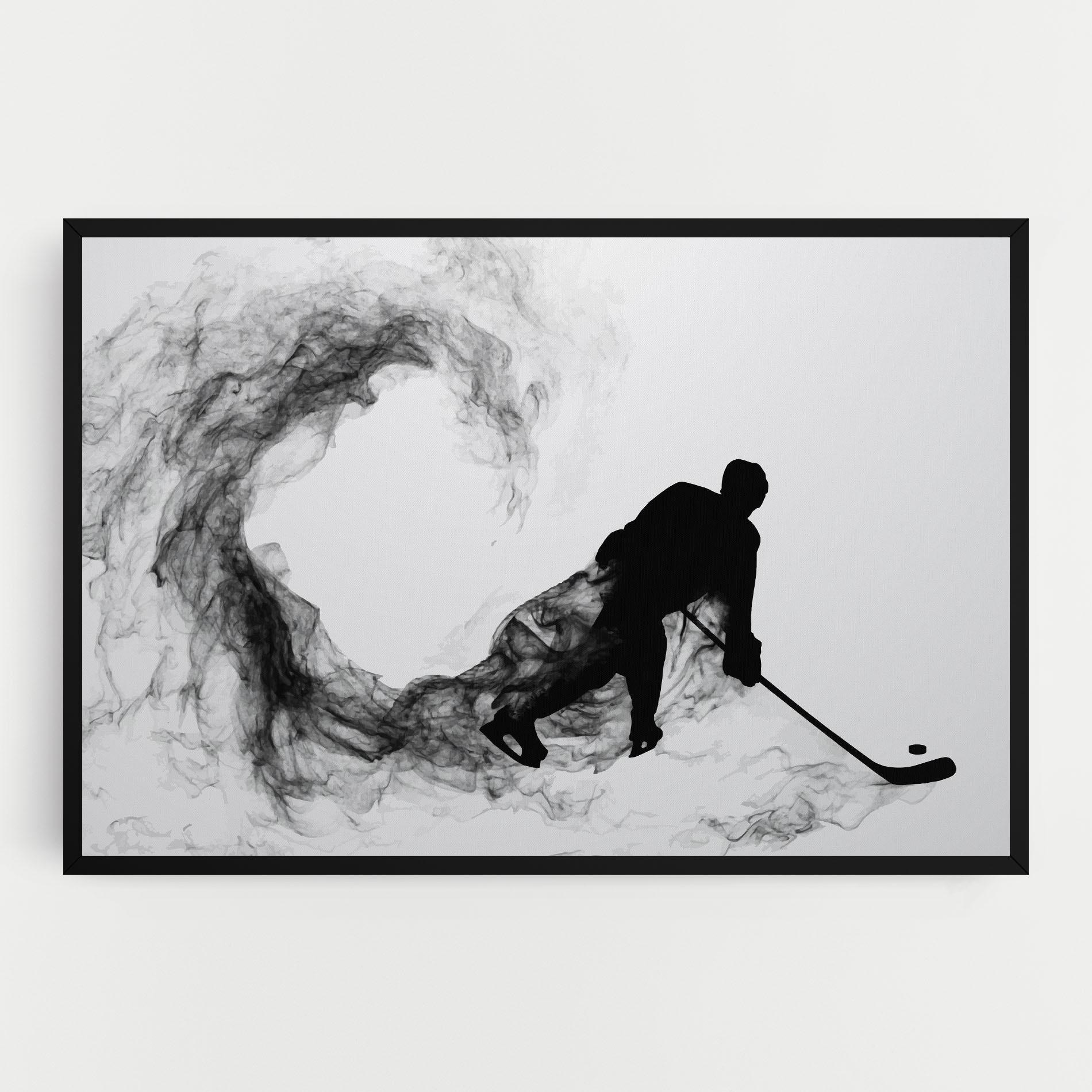 Leinwandbild Hockey Smoke mockup 0