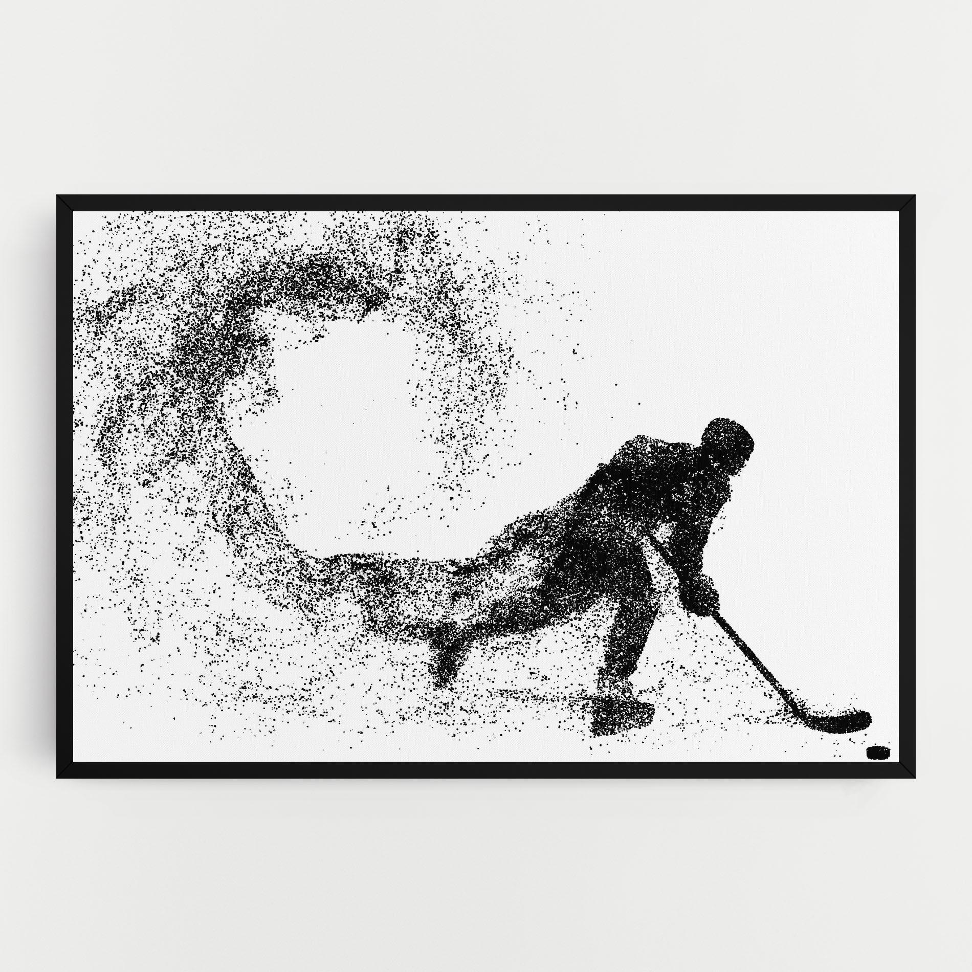 Leinwandbild Playing Hockey mockup 0