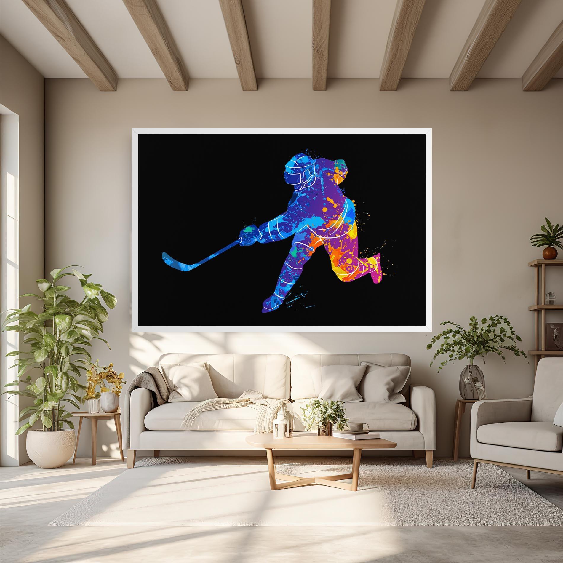 Leinwandbild Color Mix Art mockup 6