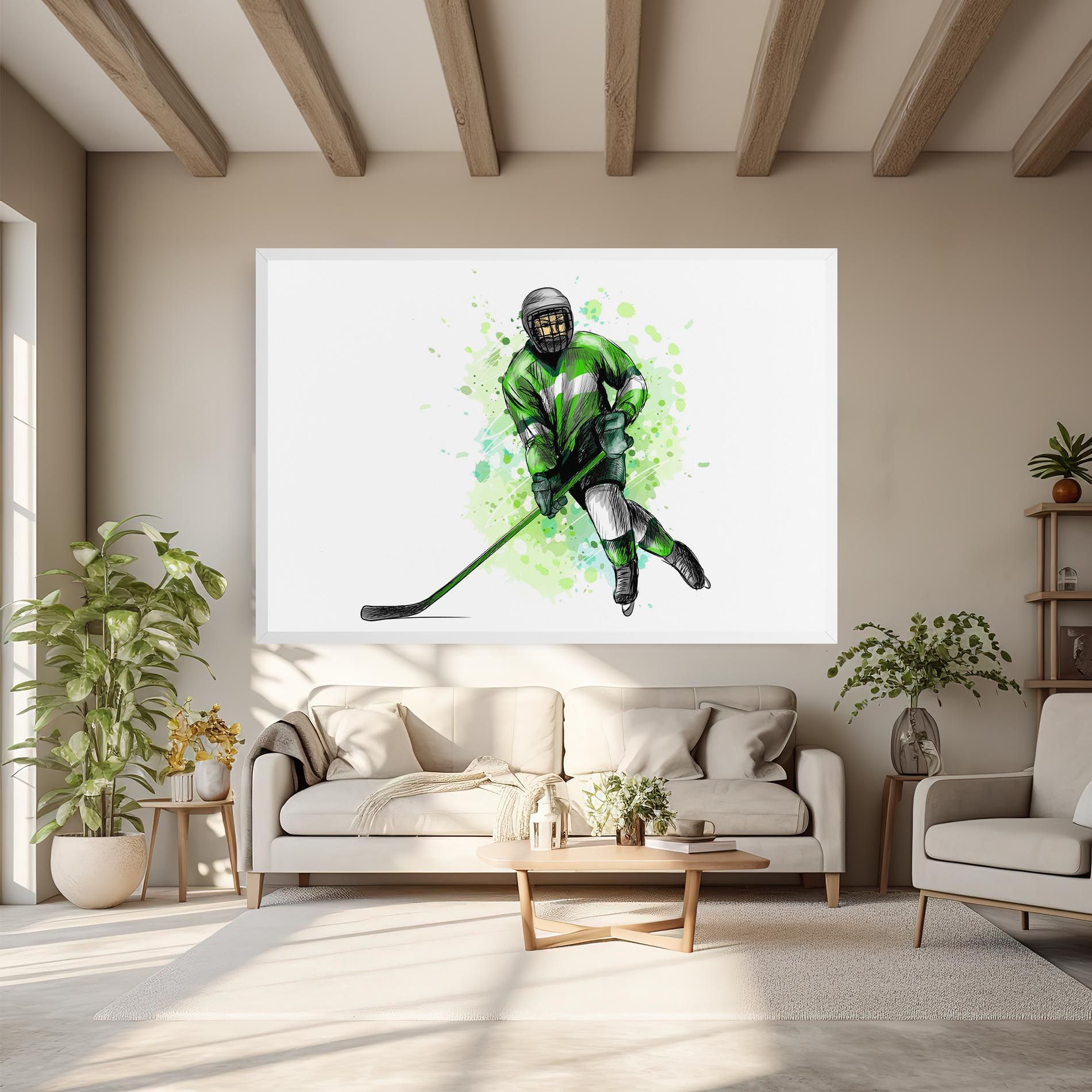 Green Hockey mockup 6