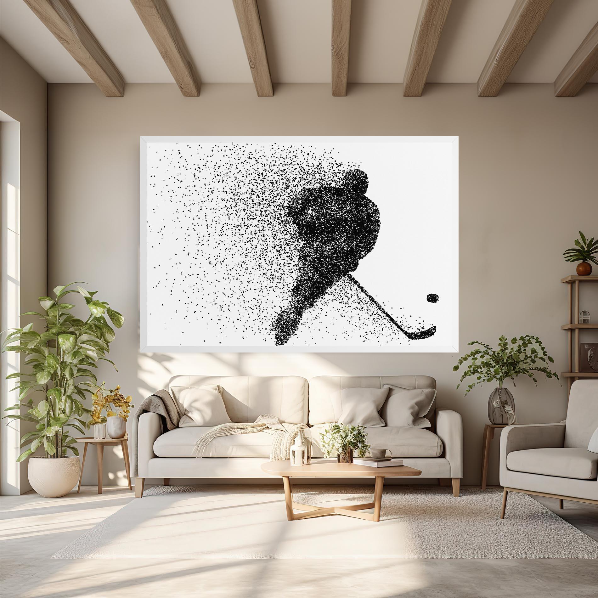 Leinwandbild Hockey Art mockup 6