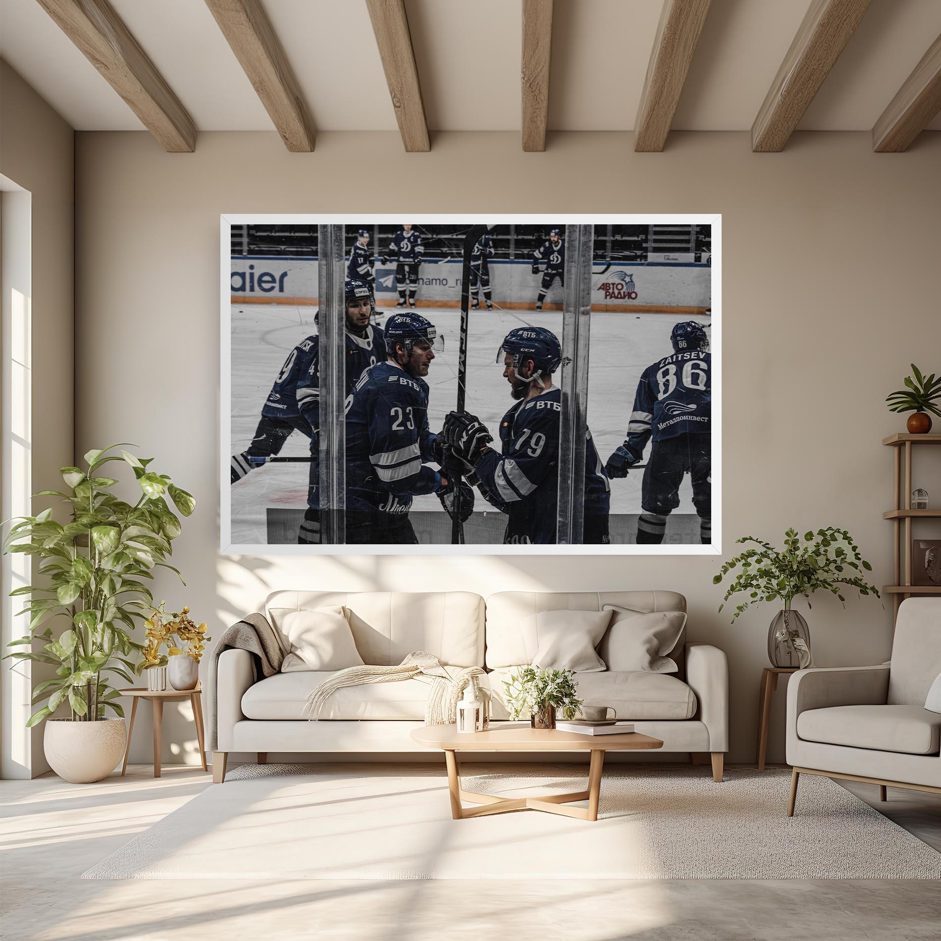Leinwandbild Hockey Players mockup 6