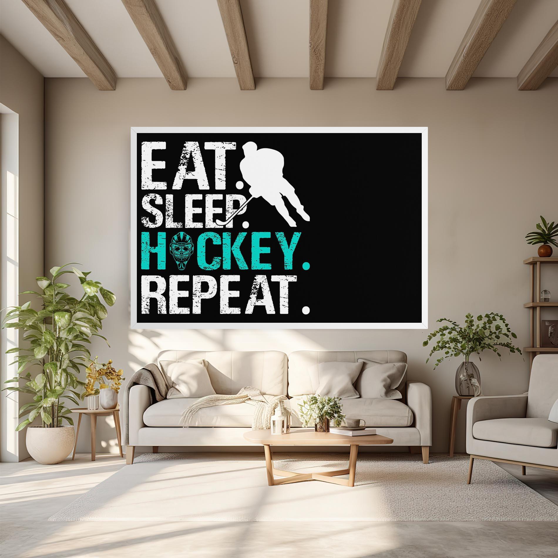 Leinwandbild Sleep Hockey mockup 6