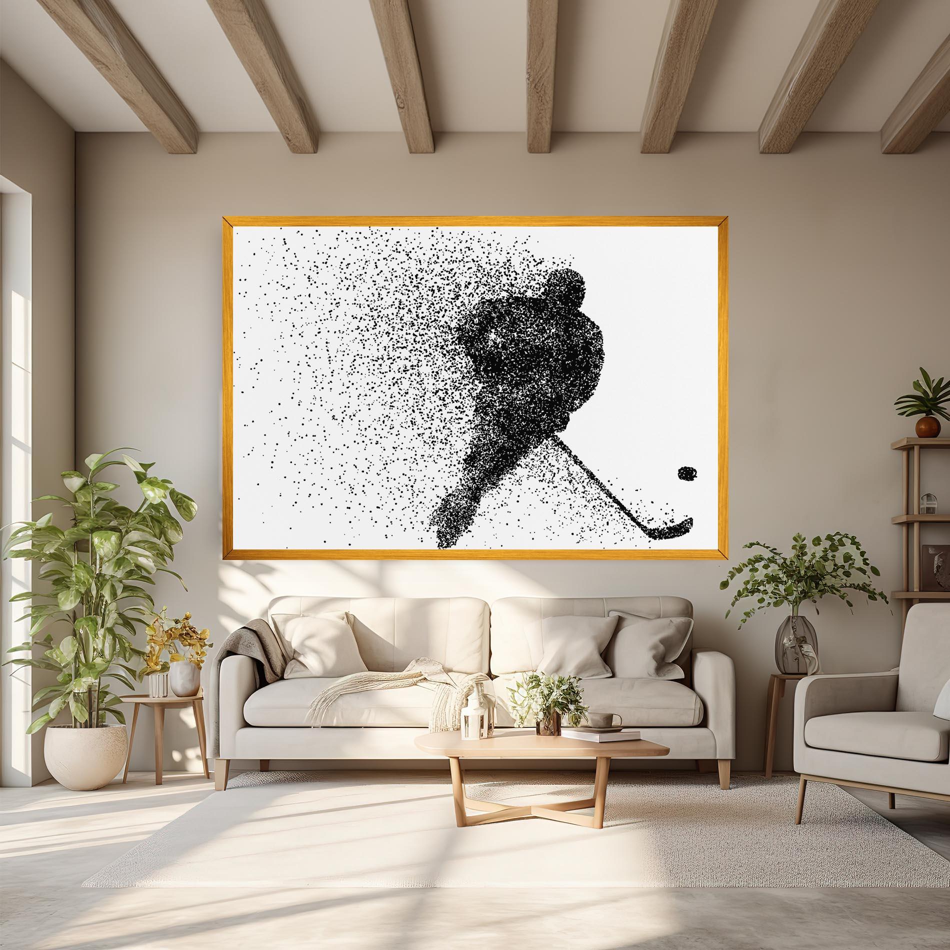 Leinwandbild Hockey Art mockup 6