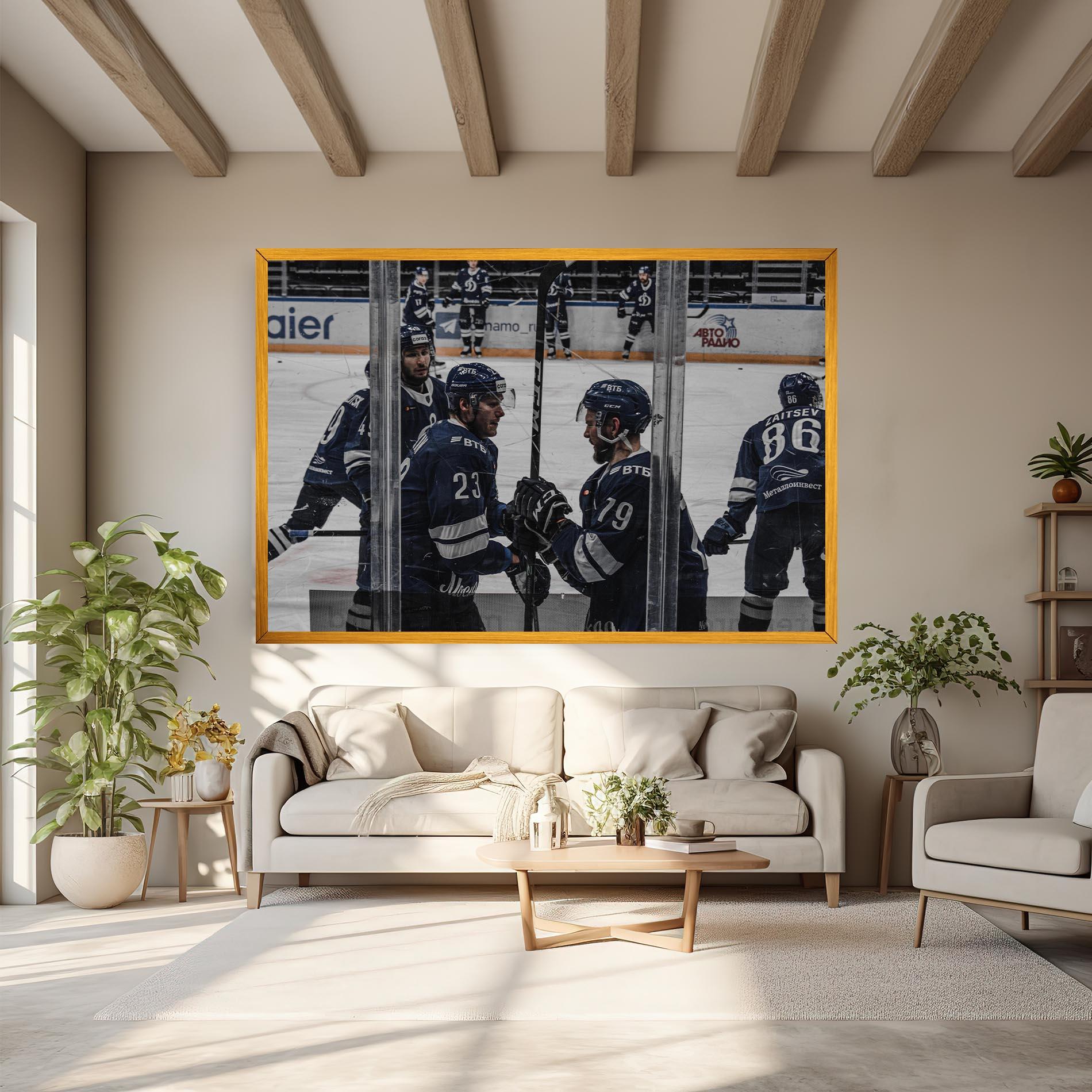 Leinwandbild Hockey Players mockup 6
