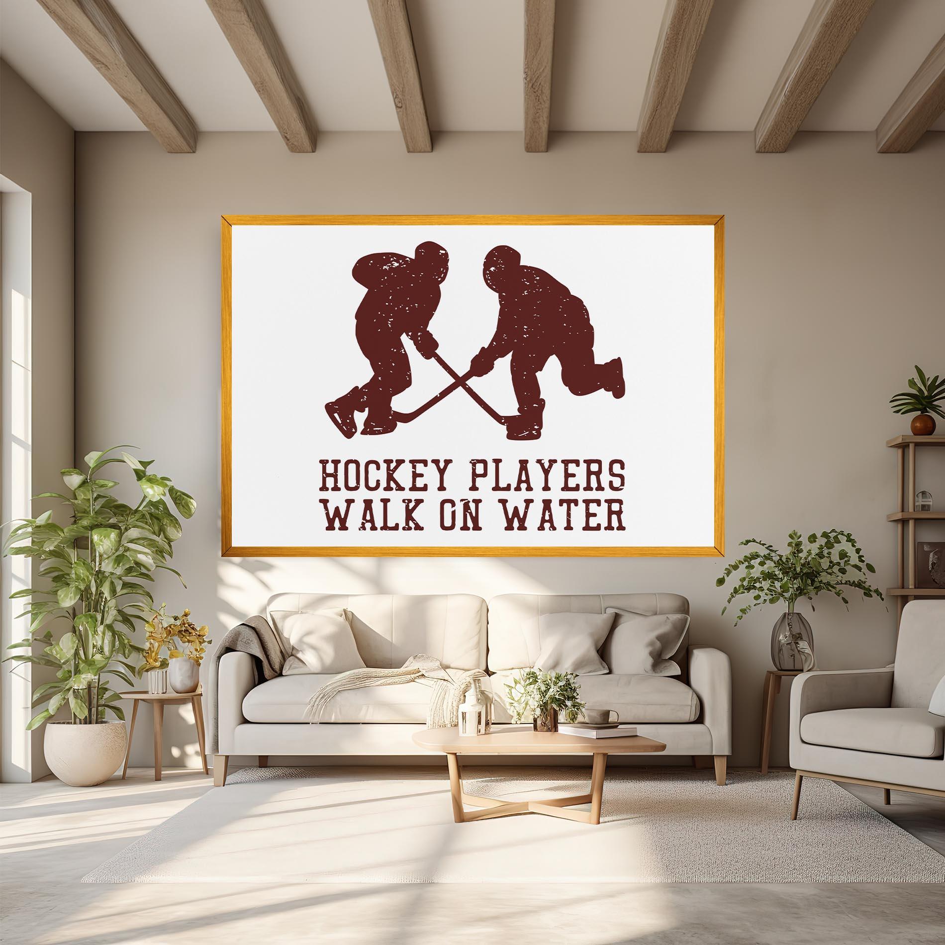 Leinwandbild Hockey Walk mockup 6