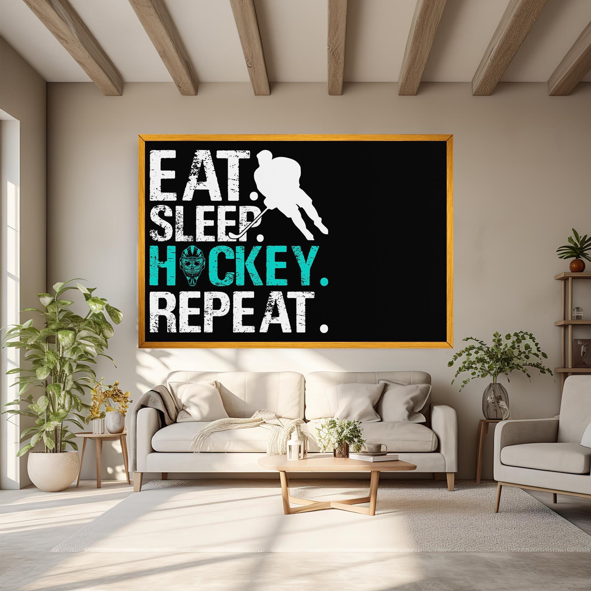 Leinwandbild Sleep Hockey mockup 6