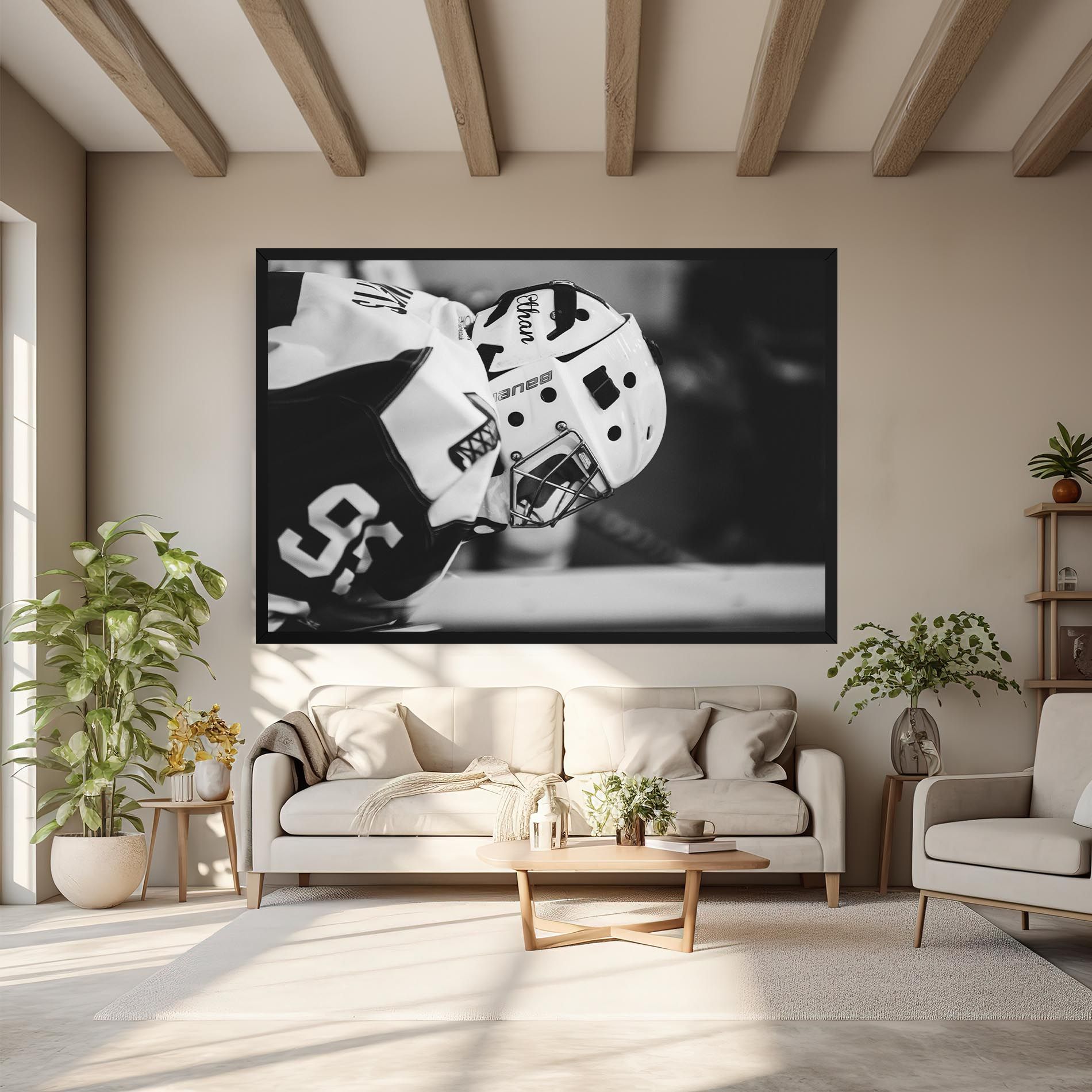 Black White Hockey mockup 6