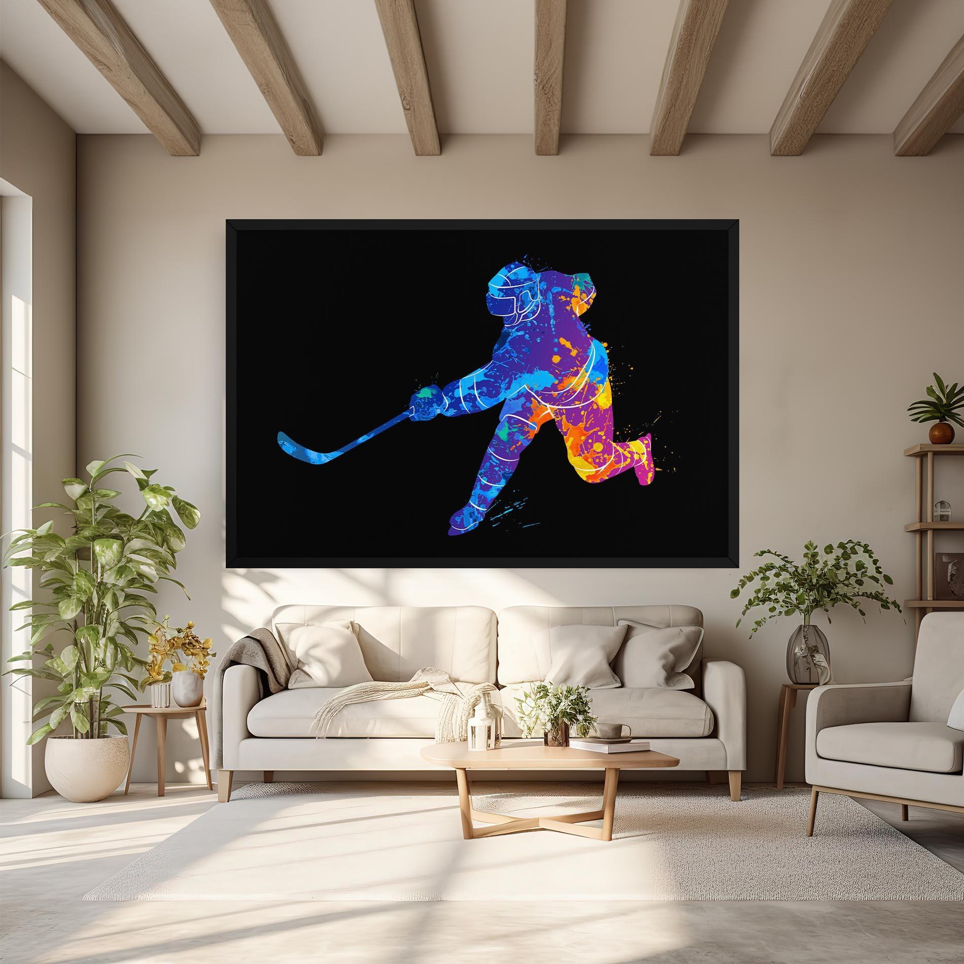 Leinwandbild Color Mix Art mockup 6