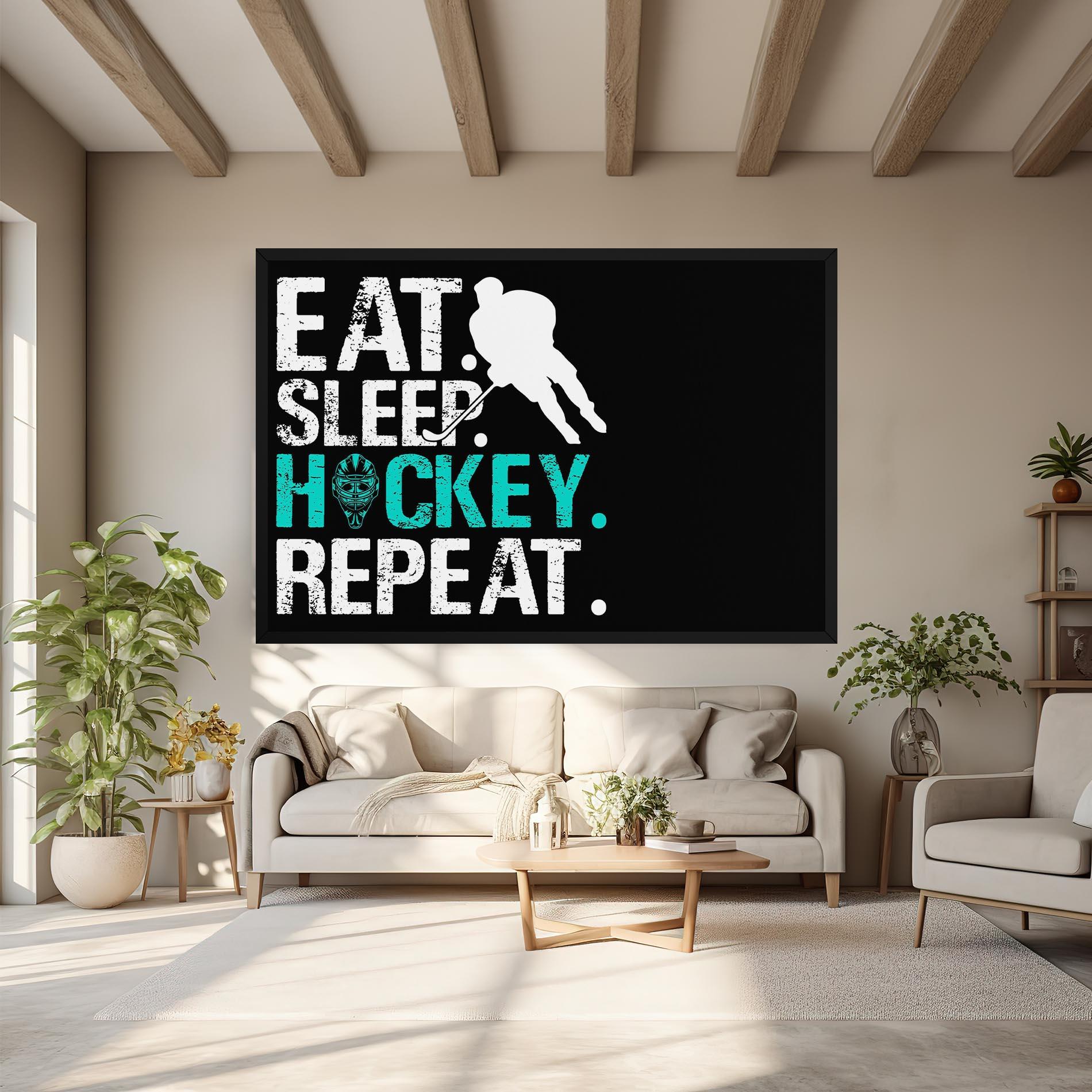 Leinwandbild Sleep Hockey mockup 6