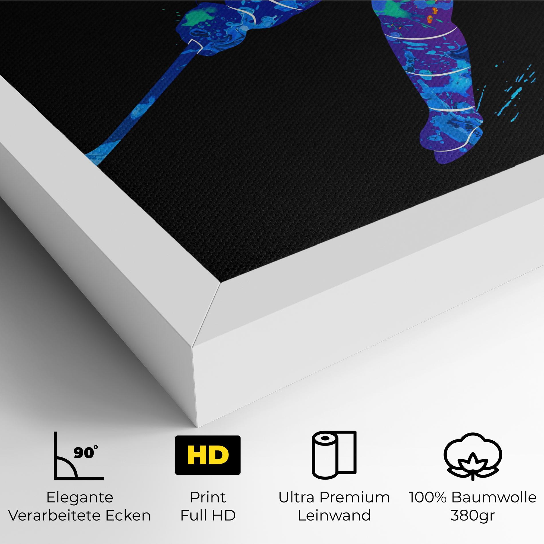 Leinwandbild Color Mix Art mockup 4