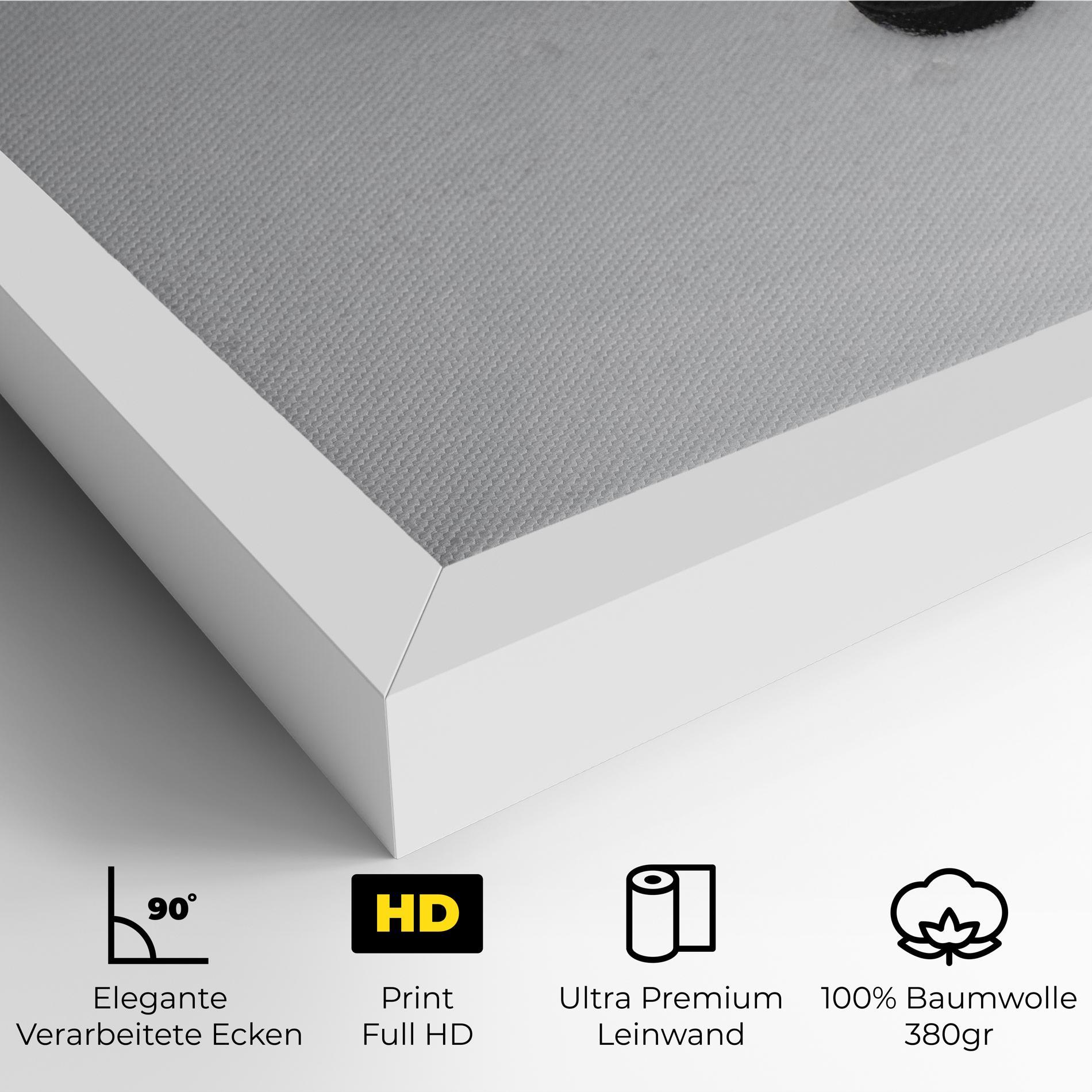 Leinwandbild Hockey Puck mockup 4