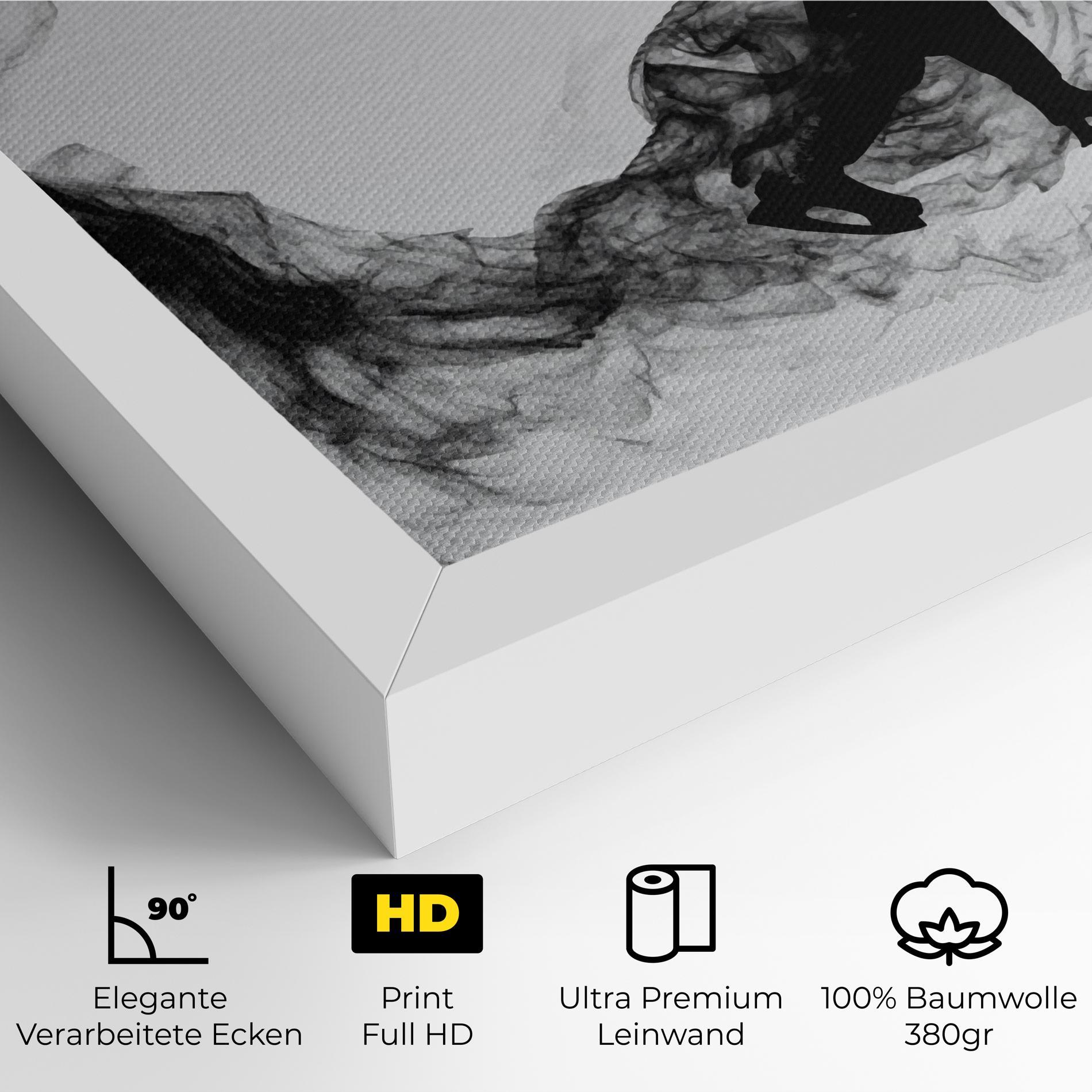 Leinwandbild Hockey Smoke mockup 4