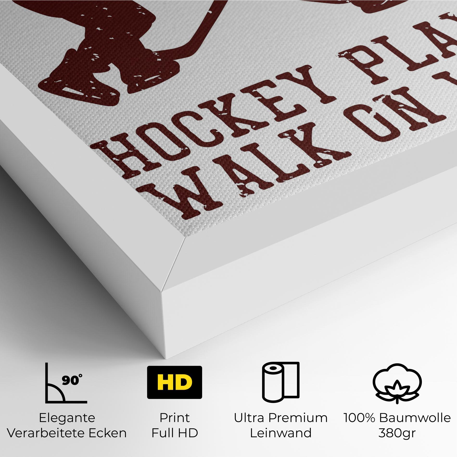 Leinwandbild Hockey Walk mockup 4