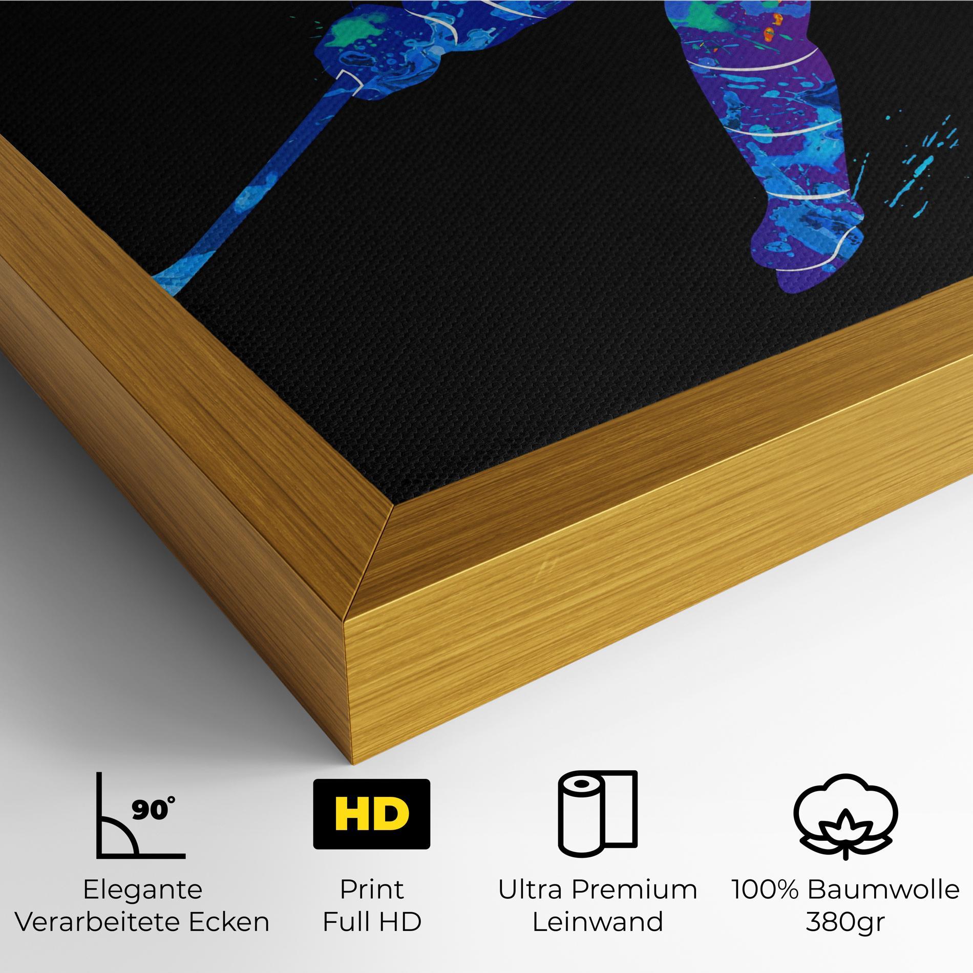 Leinwandbild Color Mix Art mockup 4