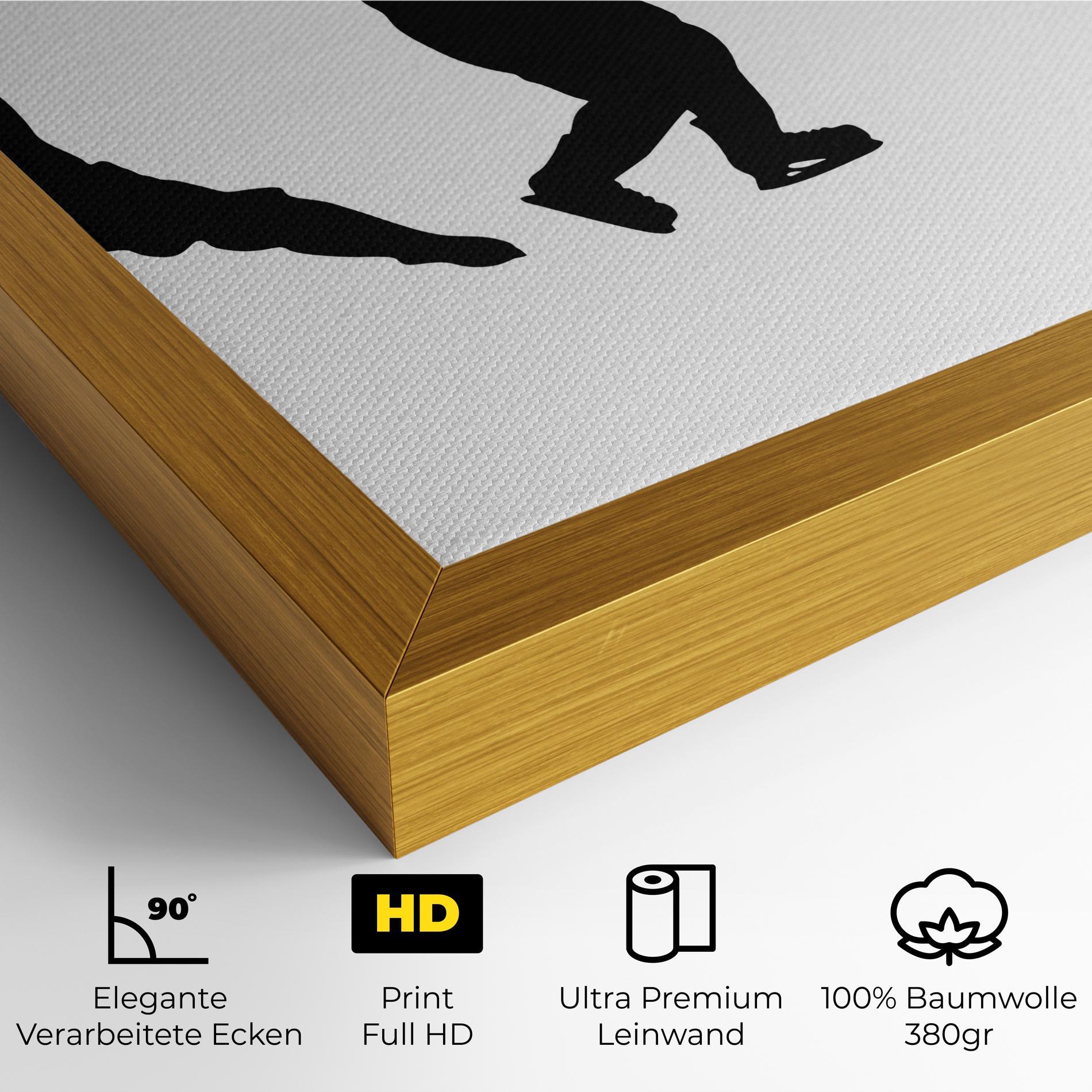 Leinwandbild Hockey Pose mockup 4