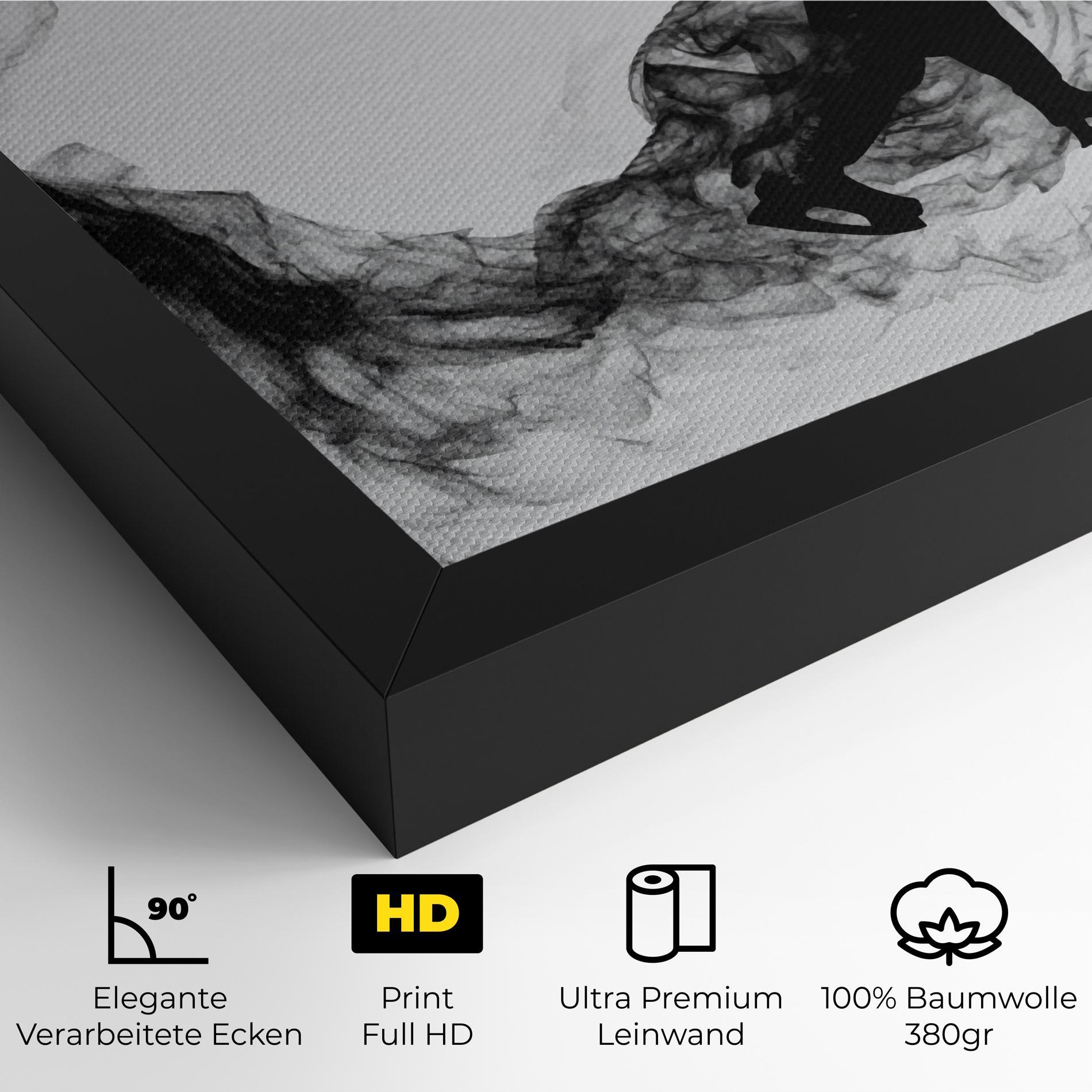 Leinwandbild Hockey Smoke mockup 4