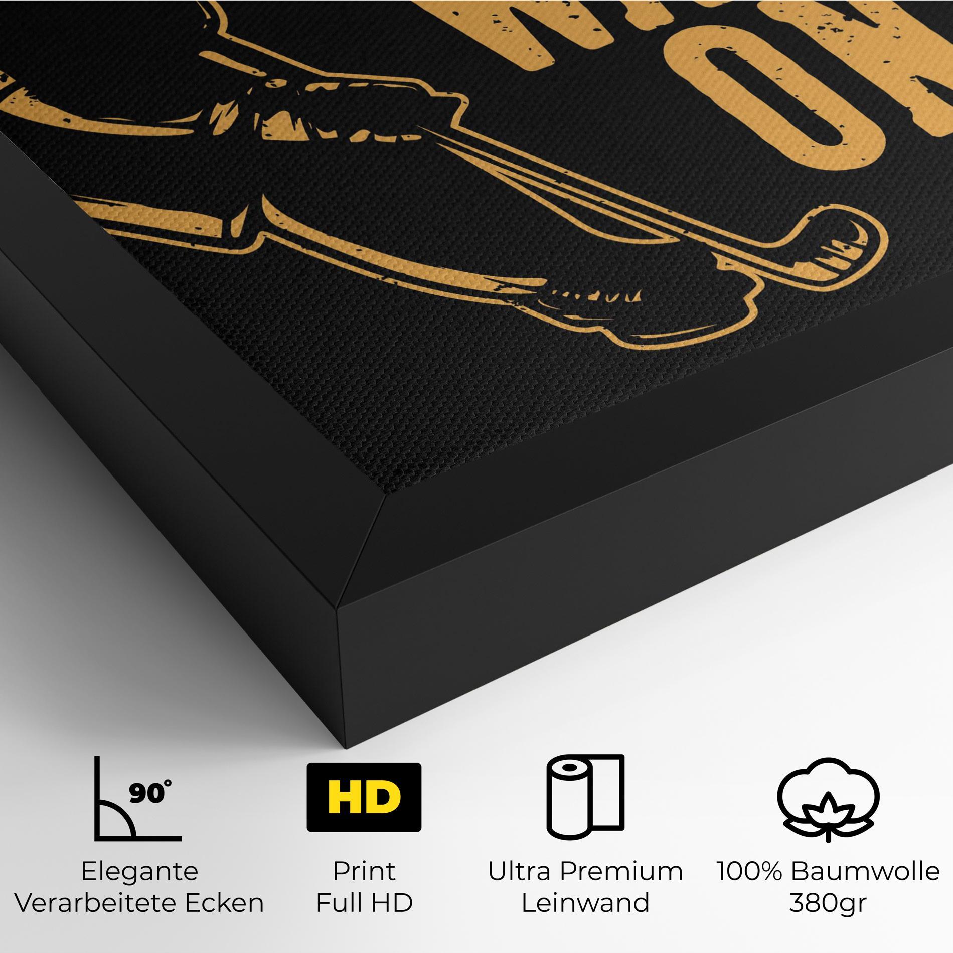 Leinwandbild Hockey Worrior mockup 4