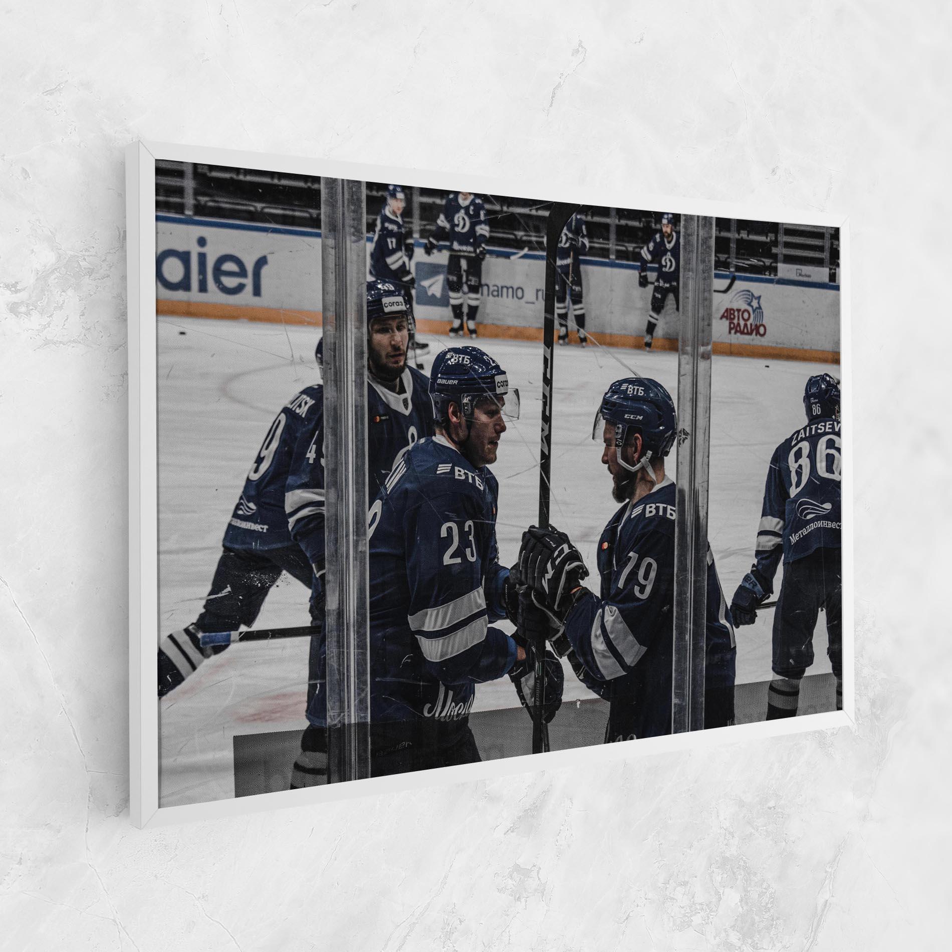 Leinwandbild Hockey Players mockup 1