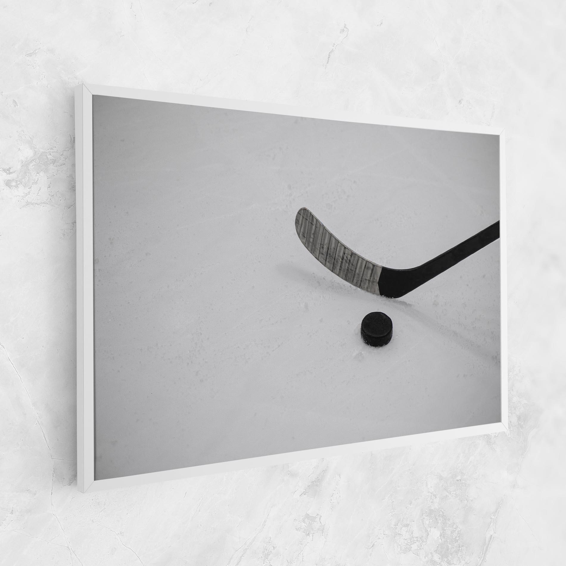 Leinwandbild Hockey Puck mockup 1