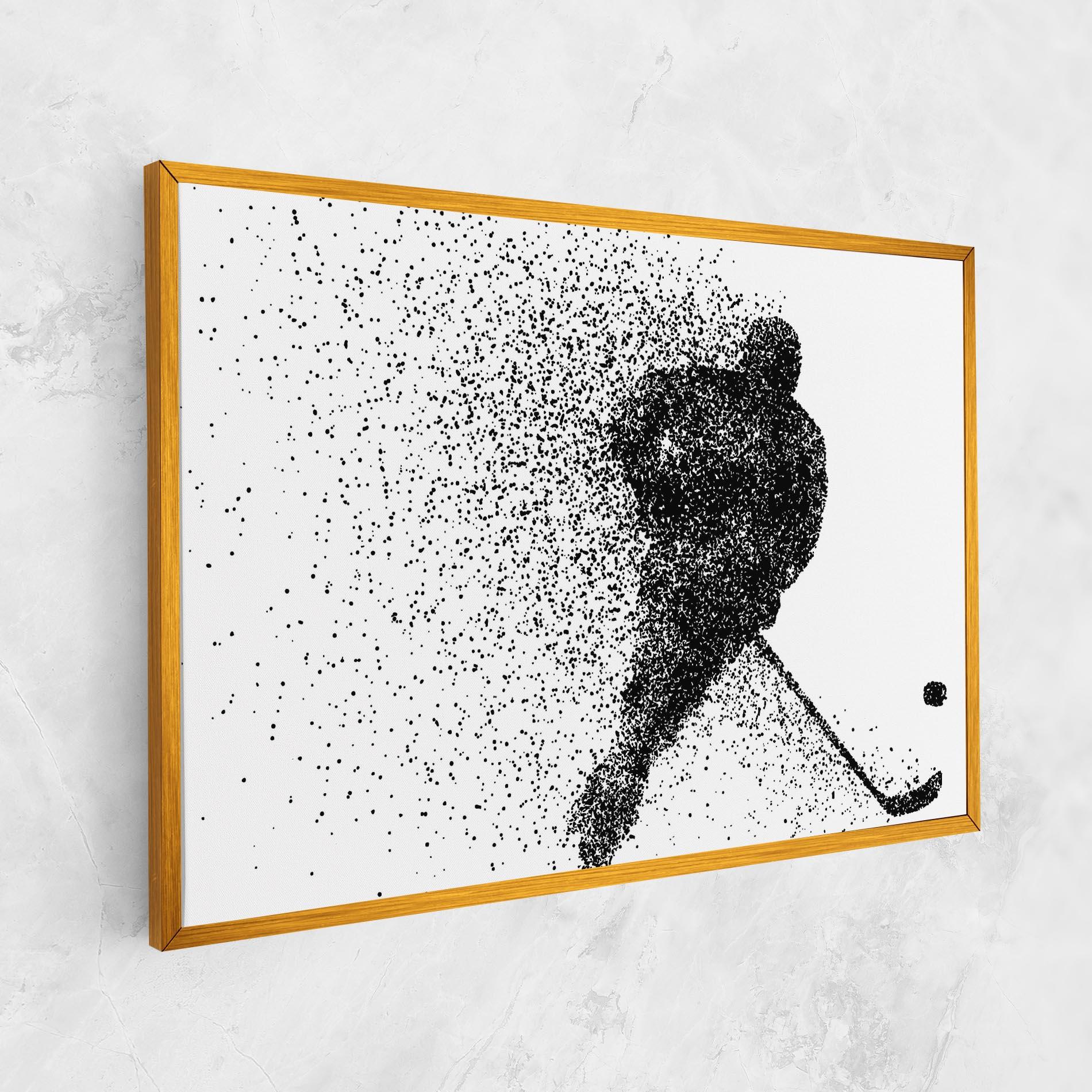 Leinwandbild Hockey Art mockup 1