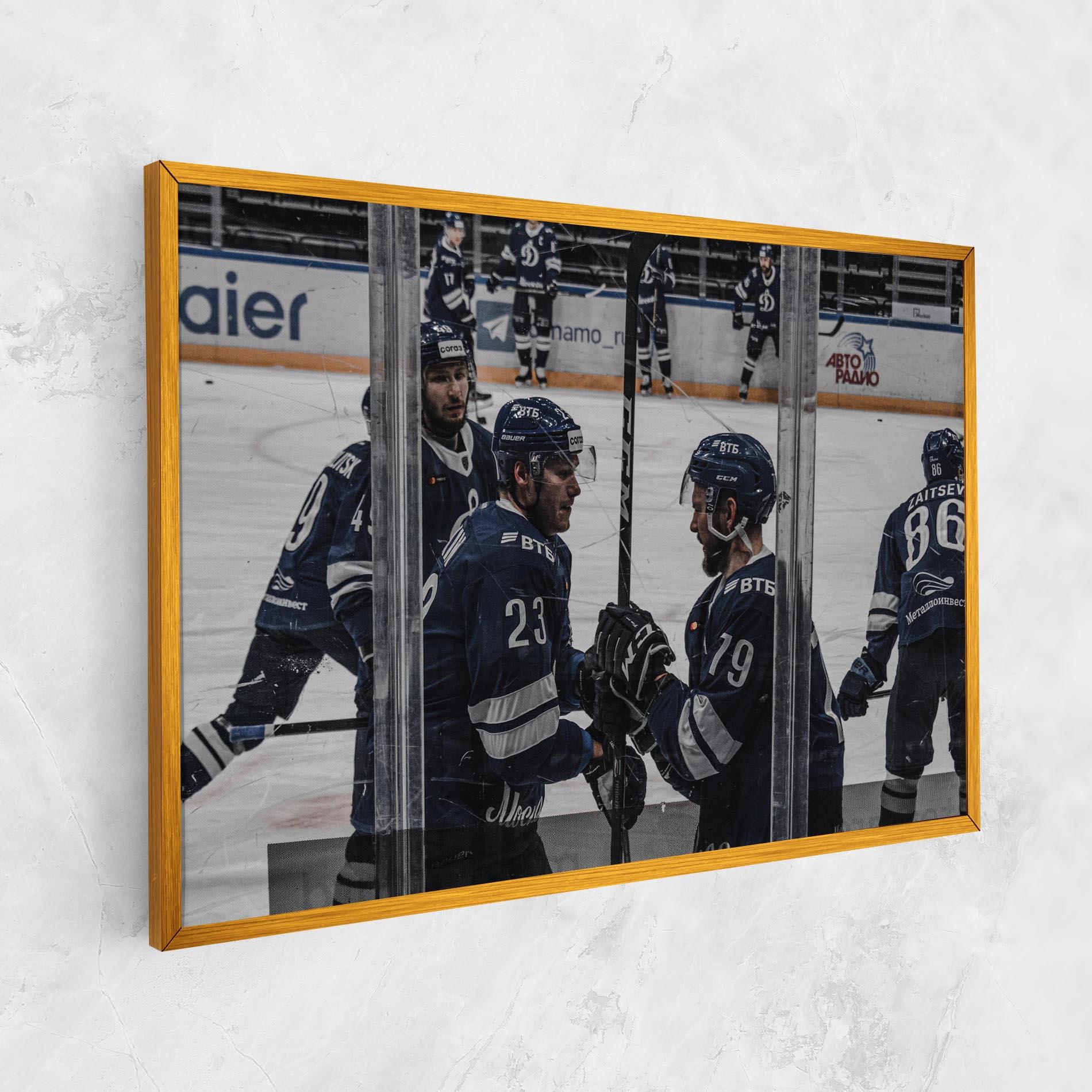 Leinwandbild Hockey Players mockup 1