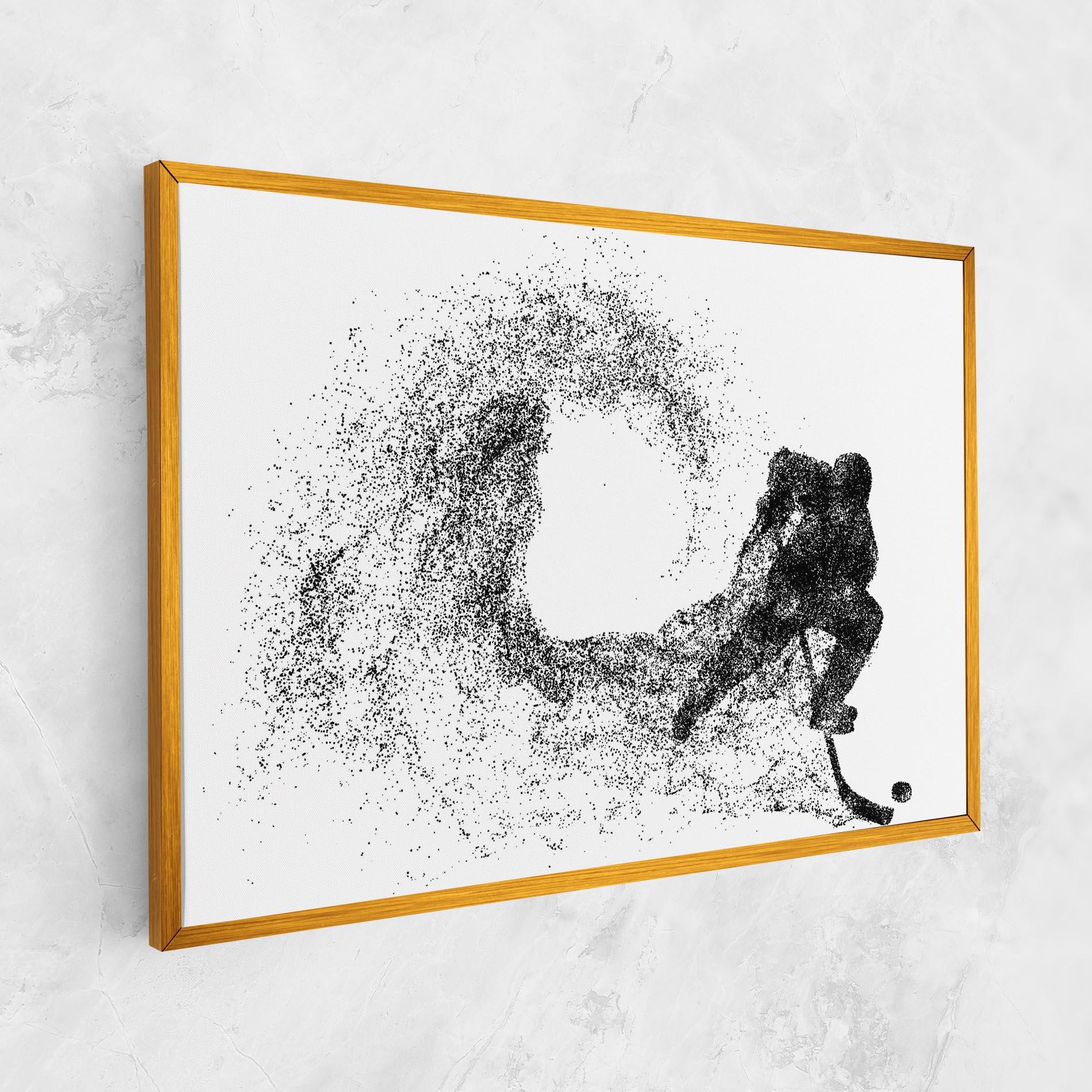 Leinwandbild Hockey Playing mockup 1