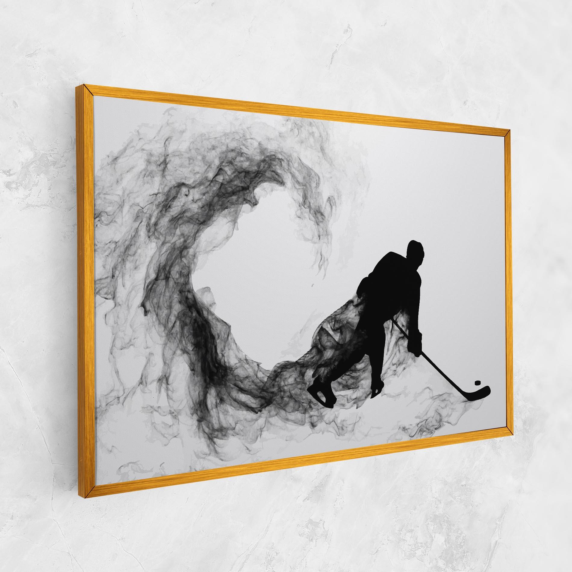 Leinwandbild Hockey Smoke mockup 1