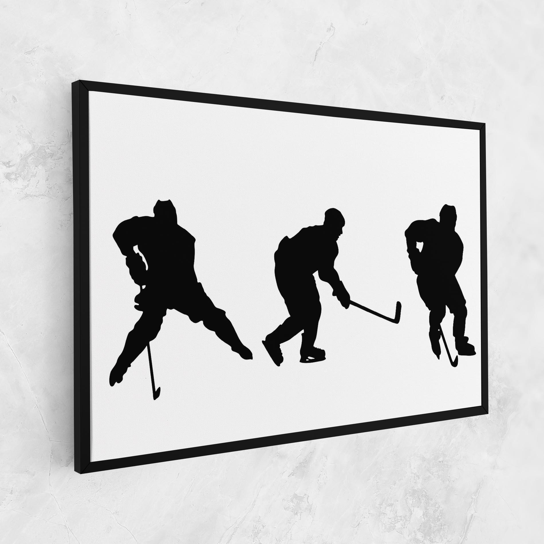 Leinwandbild Hockey Pose mockup 1