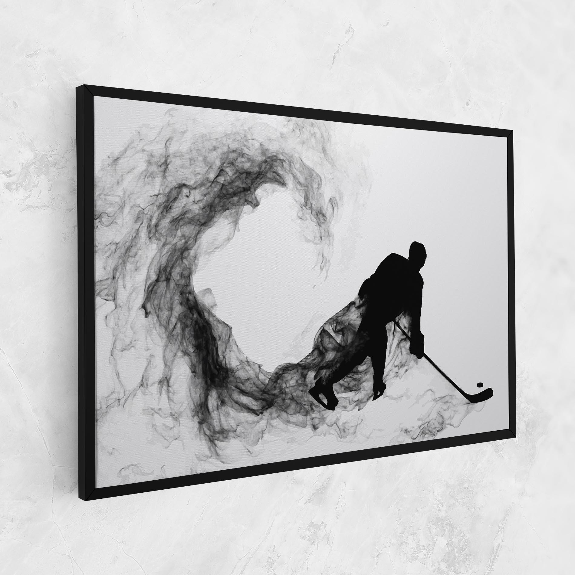 Leinwandbild Hockey Smoke mockup 1