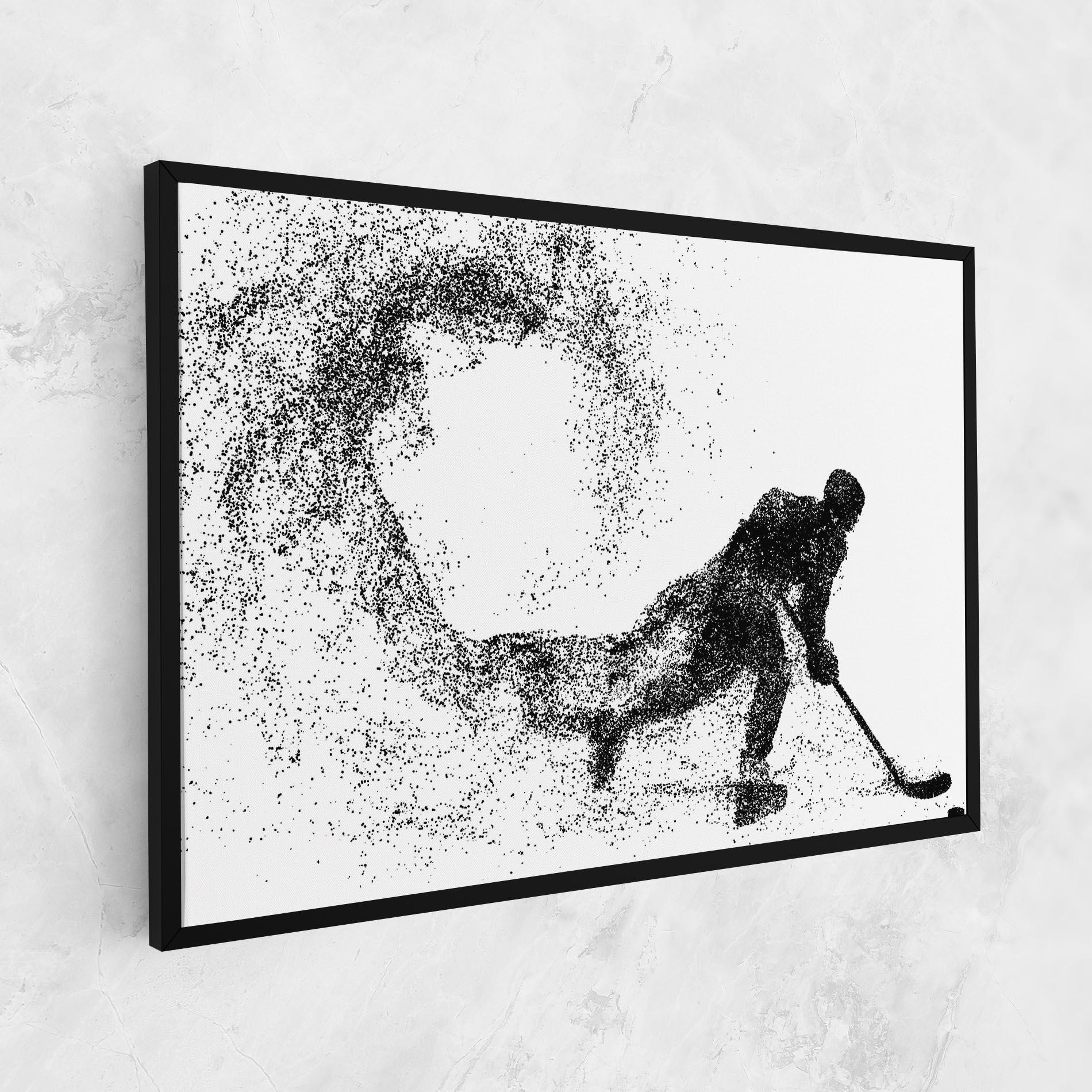 Leinwandbild Playing Hockey mockup 1
