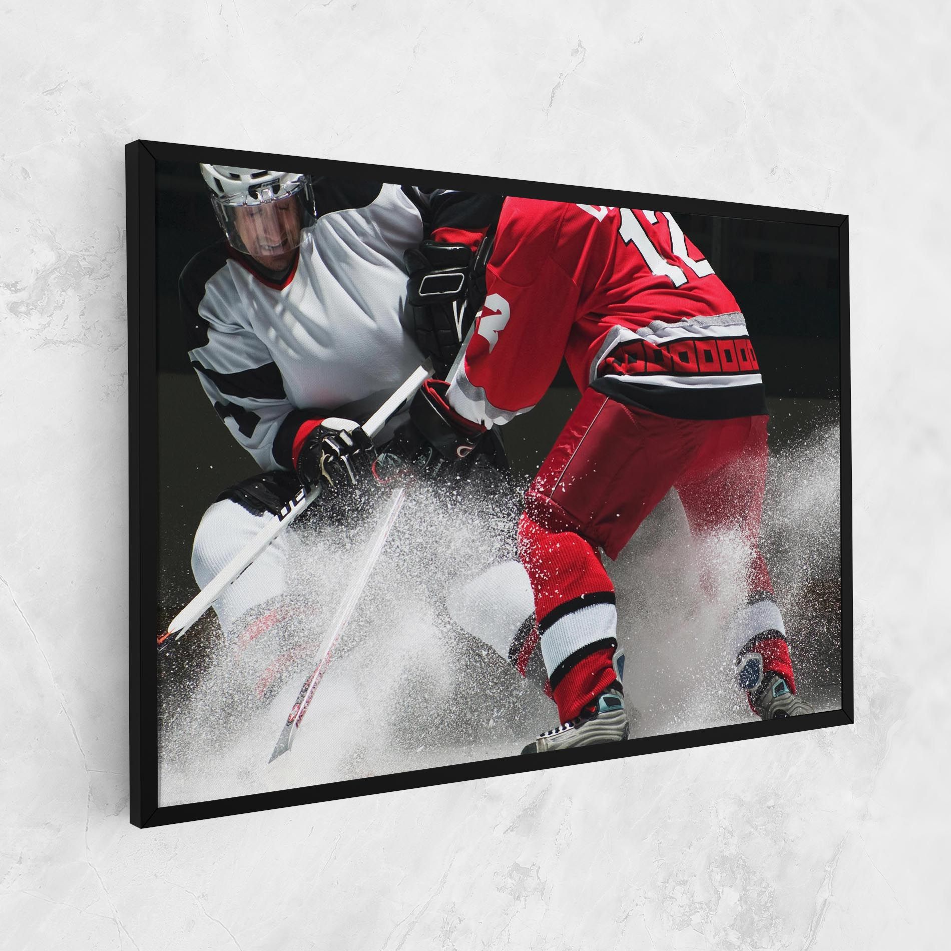 Red Hokey Player mockup 1