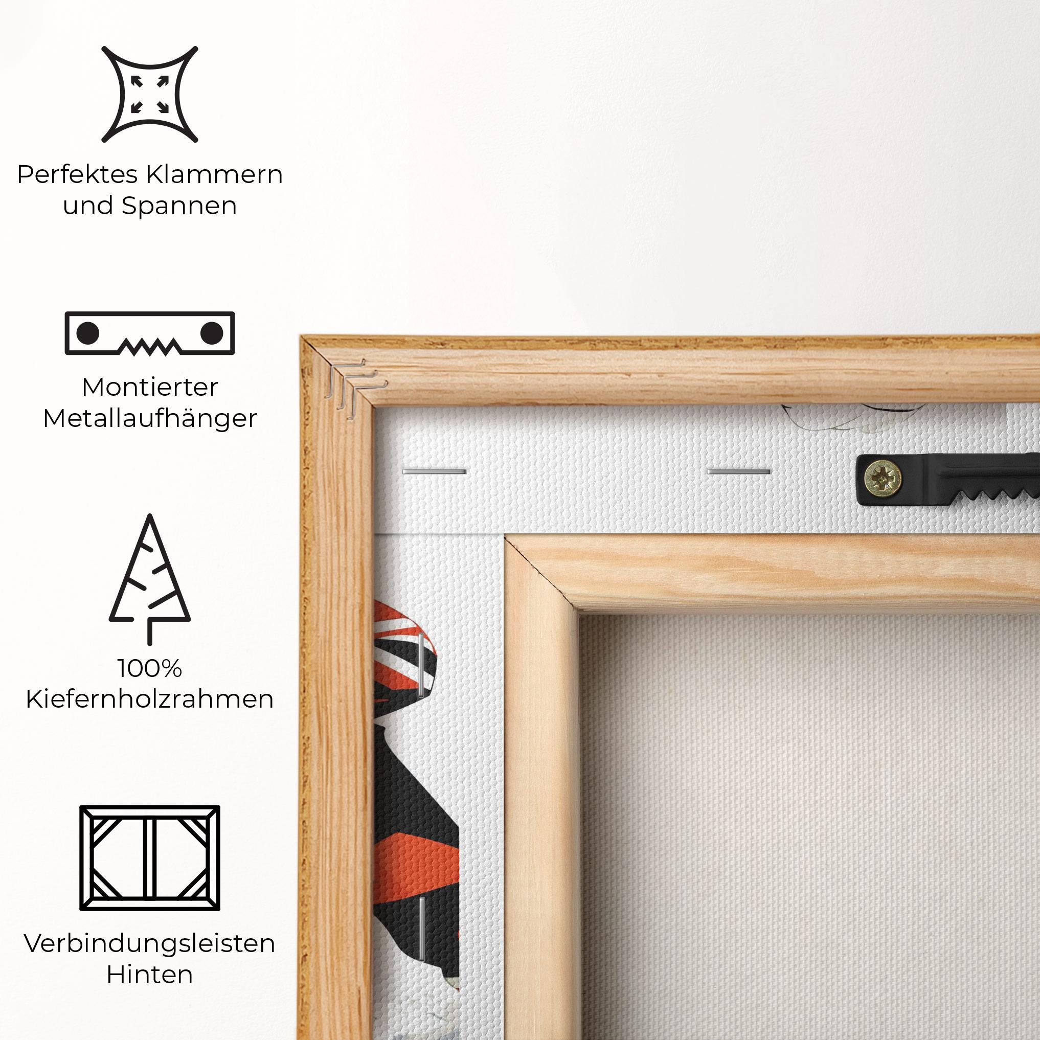 Leinwandbild Hockey Orange Player mockup 5