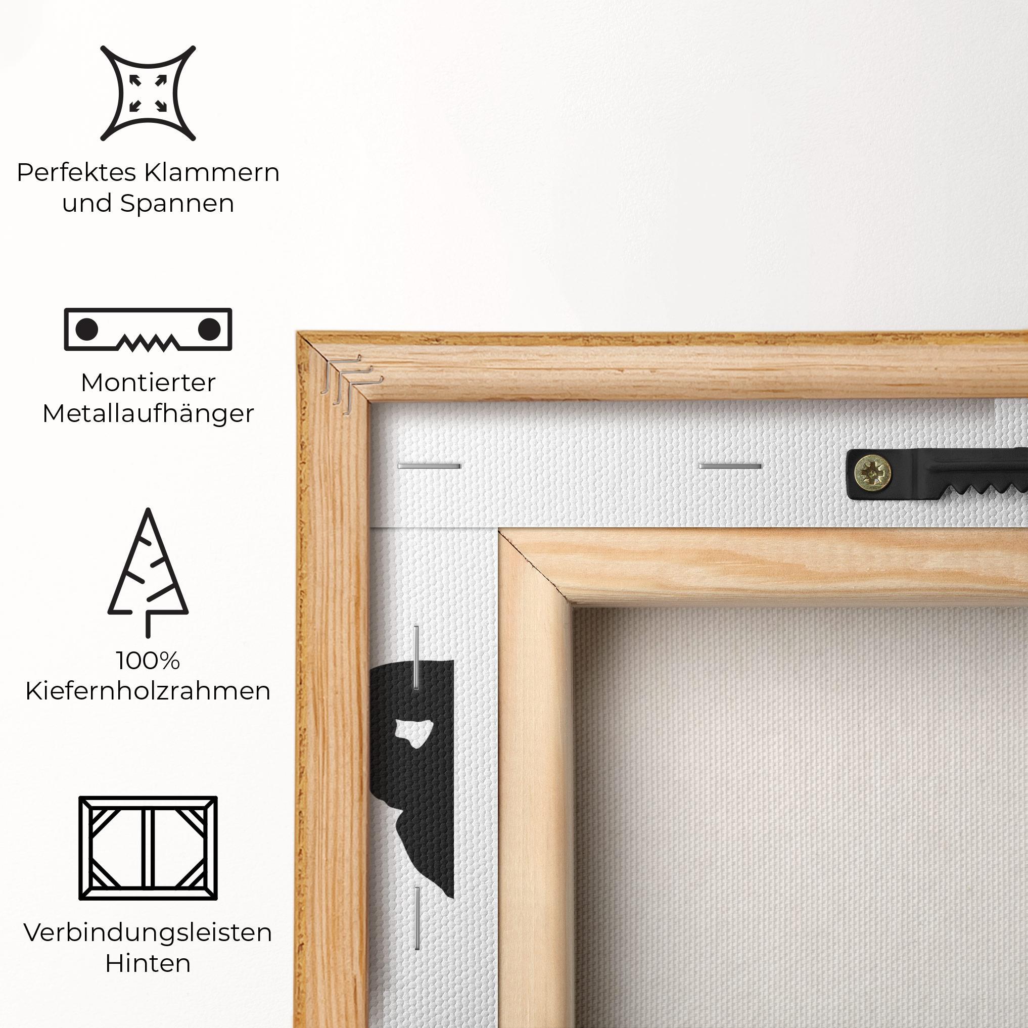 Leinwandbild Hockey Pose mockup 5