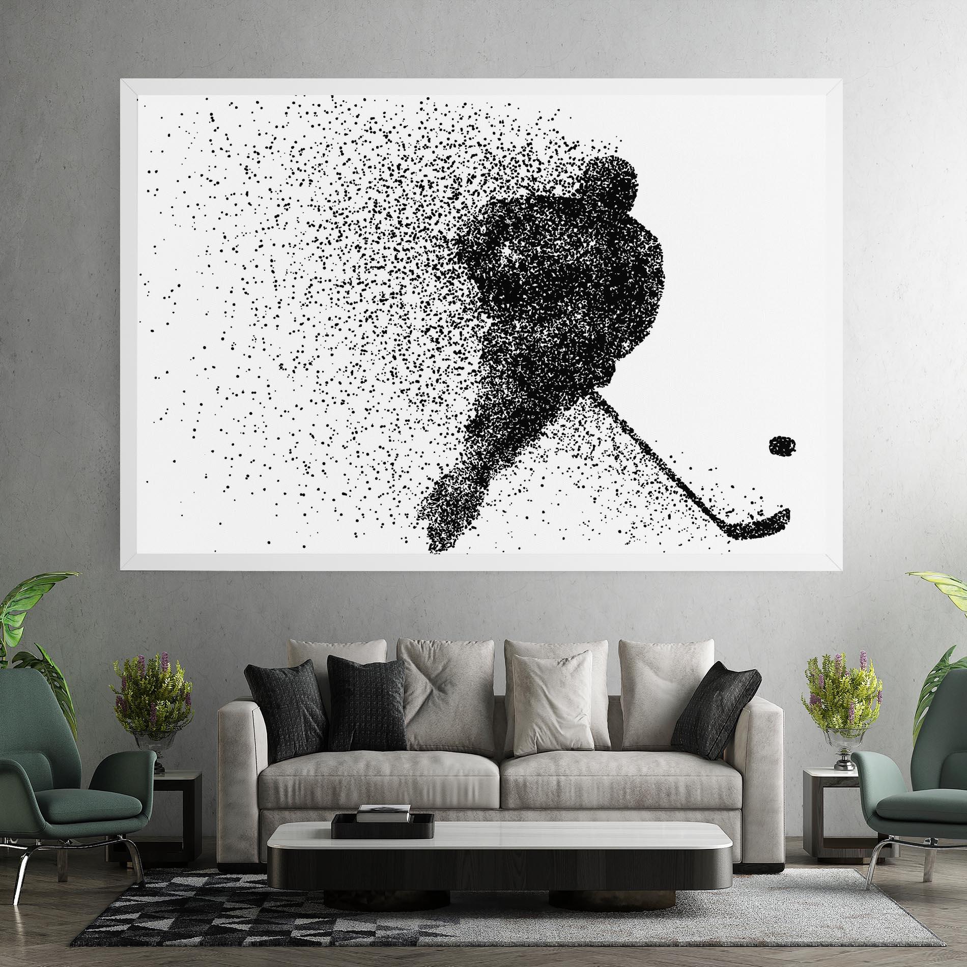 Leinwandbild Hockey Art mockup 7