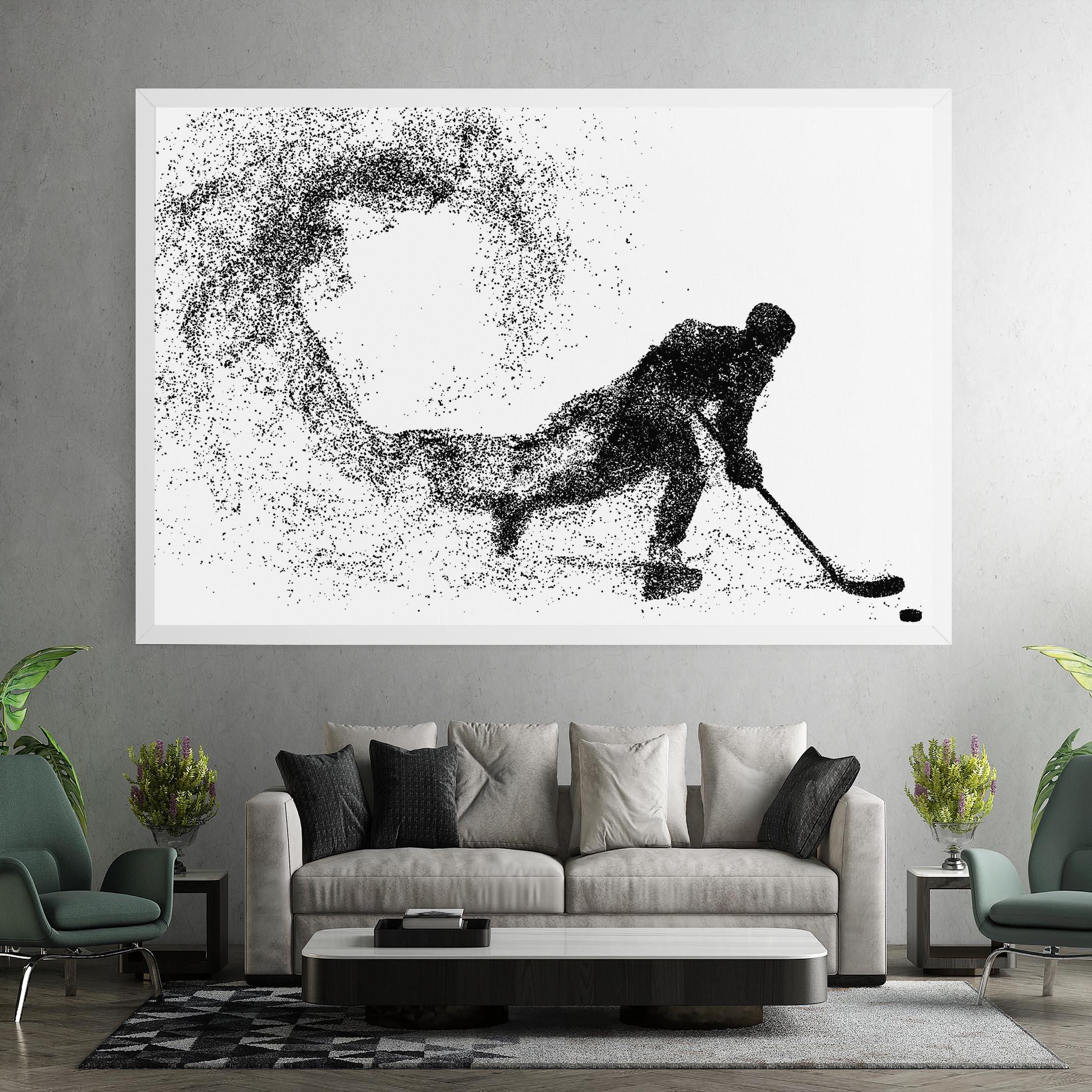 Leinwandbild Playing Hockey mockup 7