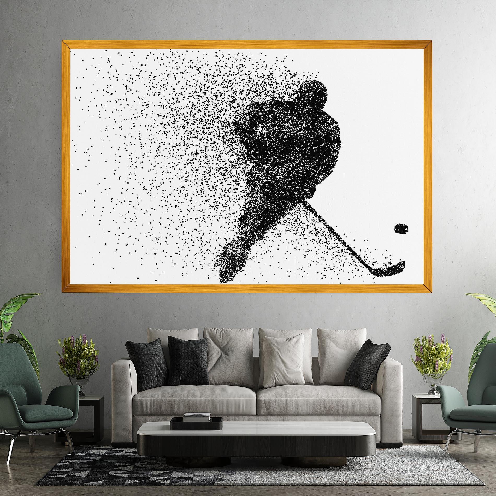 Leinwandbild Hockey Art mockup 7