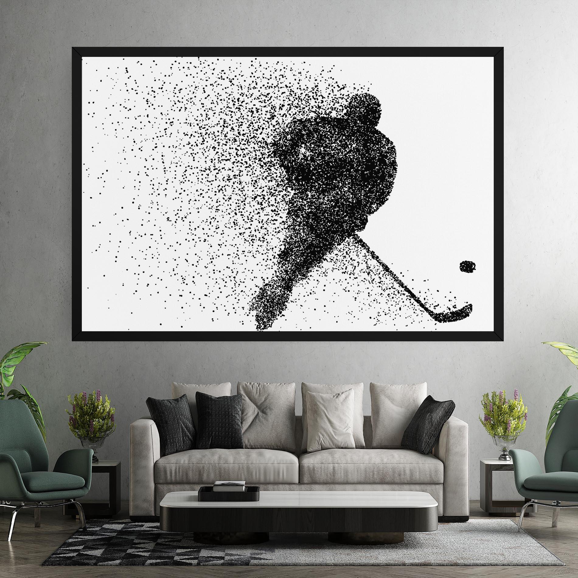 Leinwandbild Hockey Art mockup 7