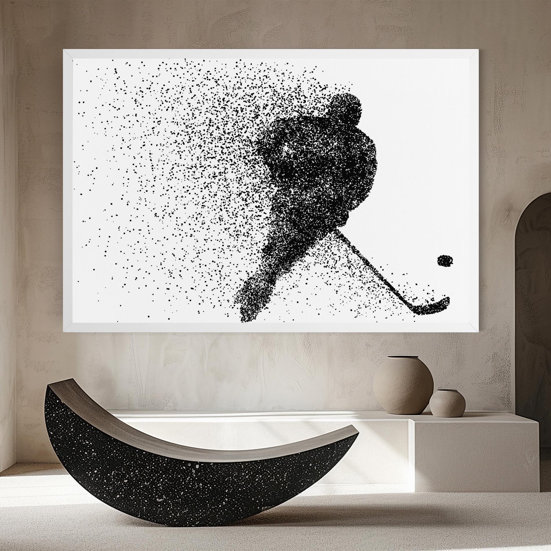 Leinwandbild Hockey Art mockup 8