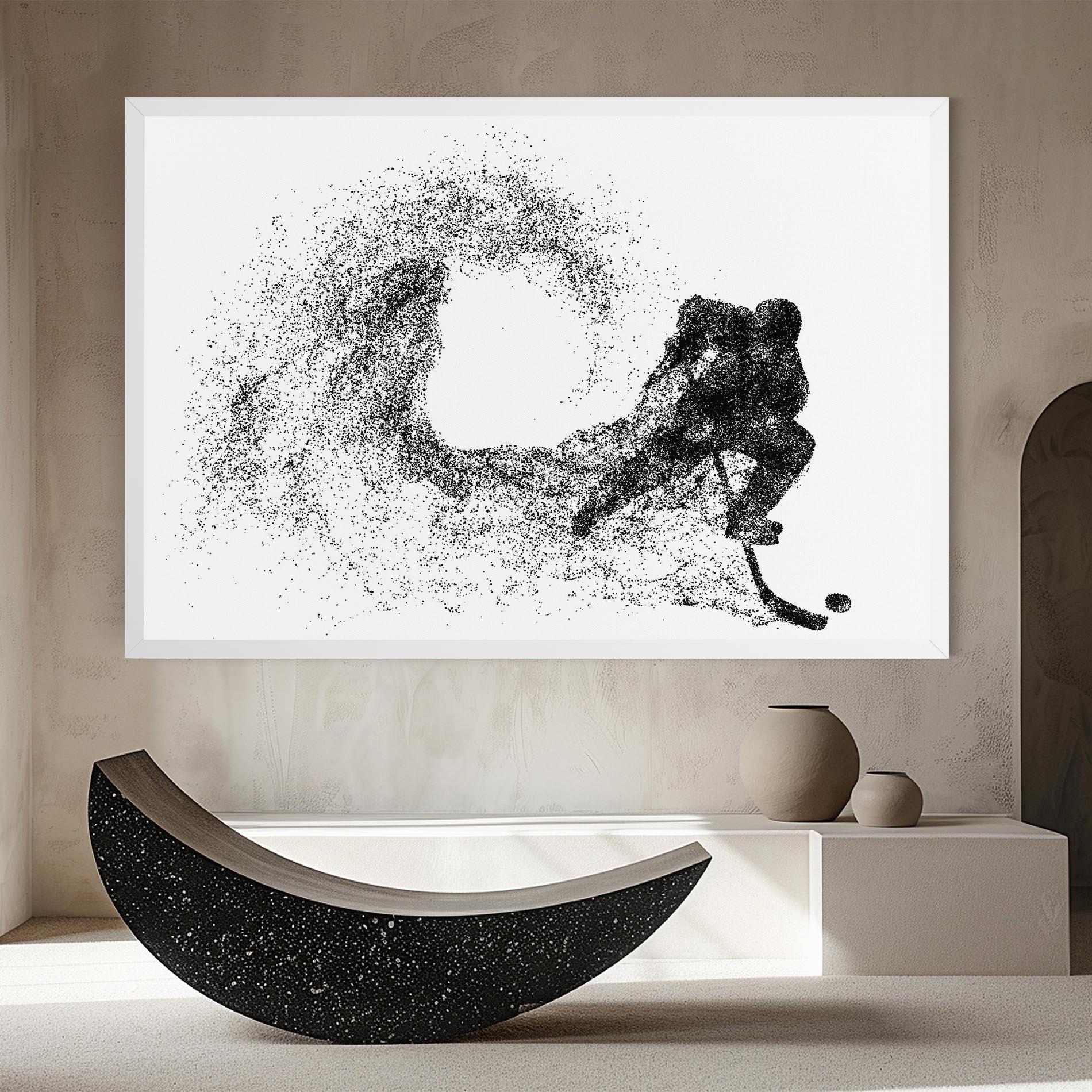 Leinwandbild Hockey Playing mockup 8