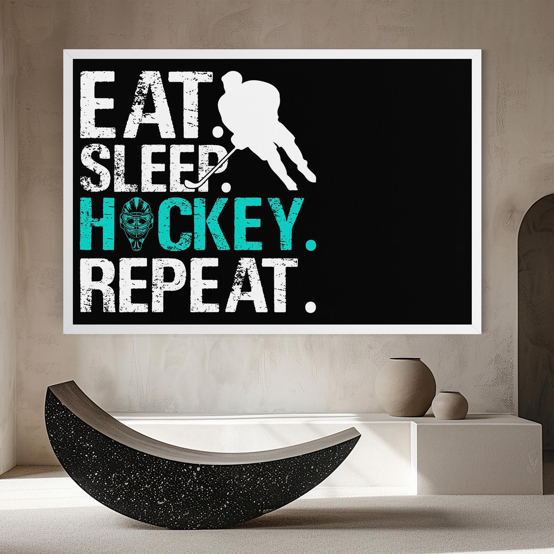 Leinwandbild Sleep Hockey mockup 8