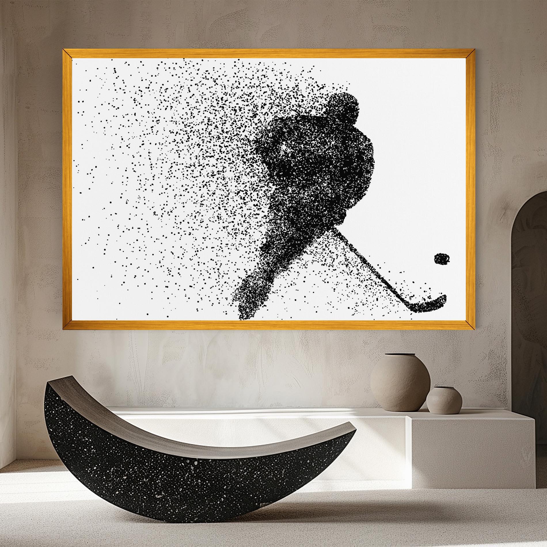 Leinwandbild Hockey Art mockup 8