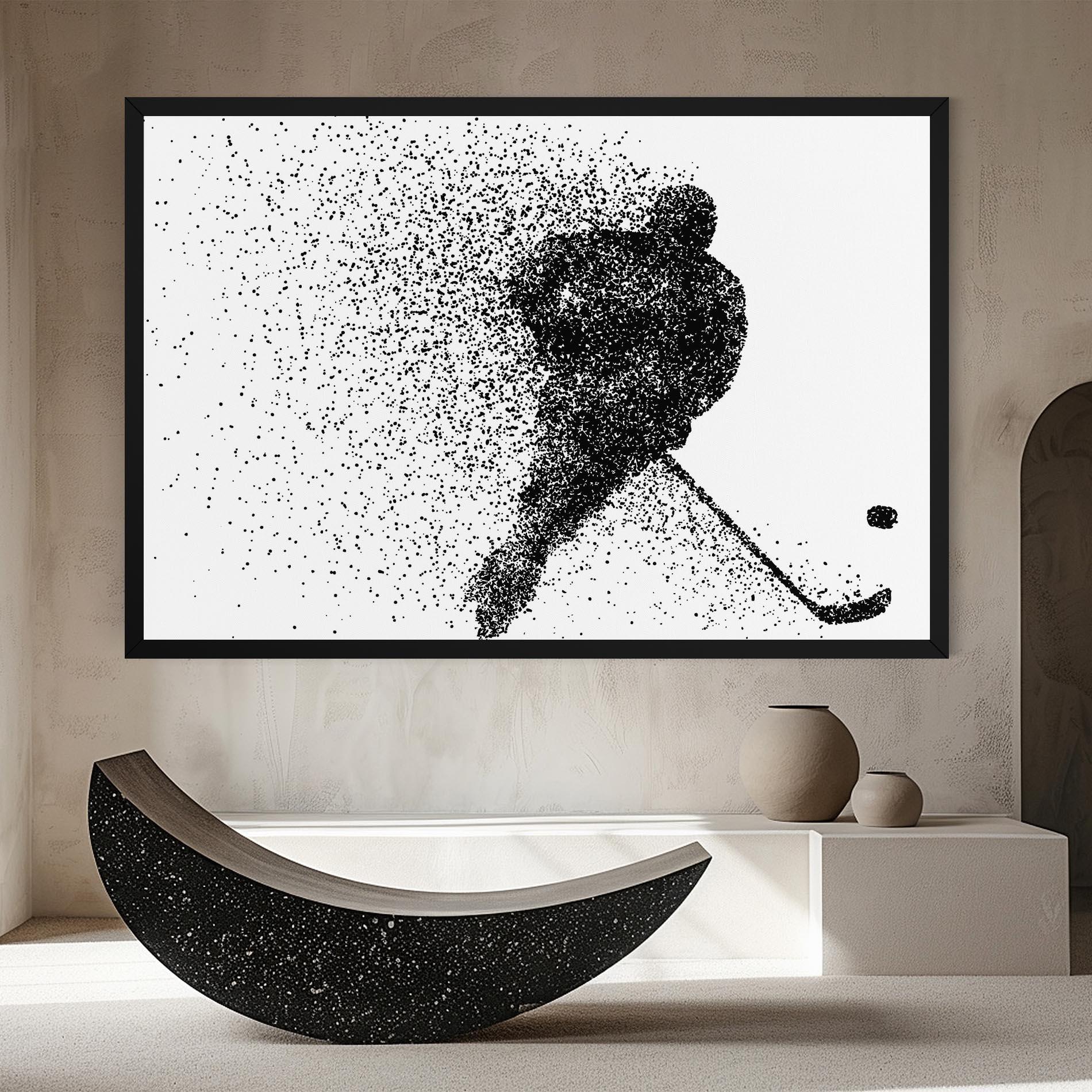 Leinwandbild Hockey Art mockup 8