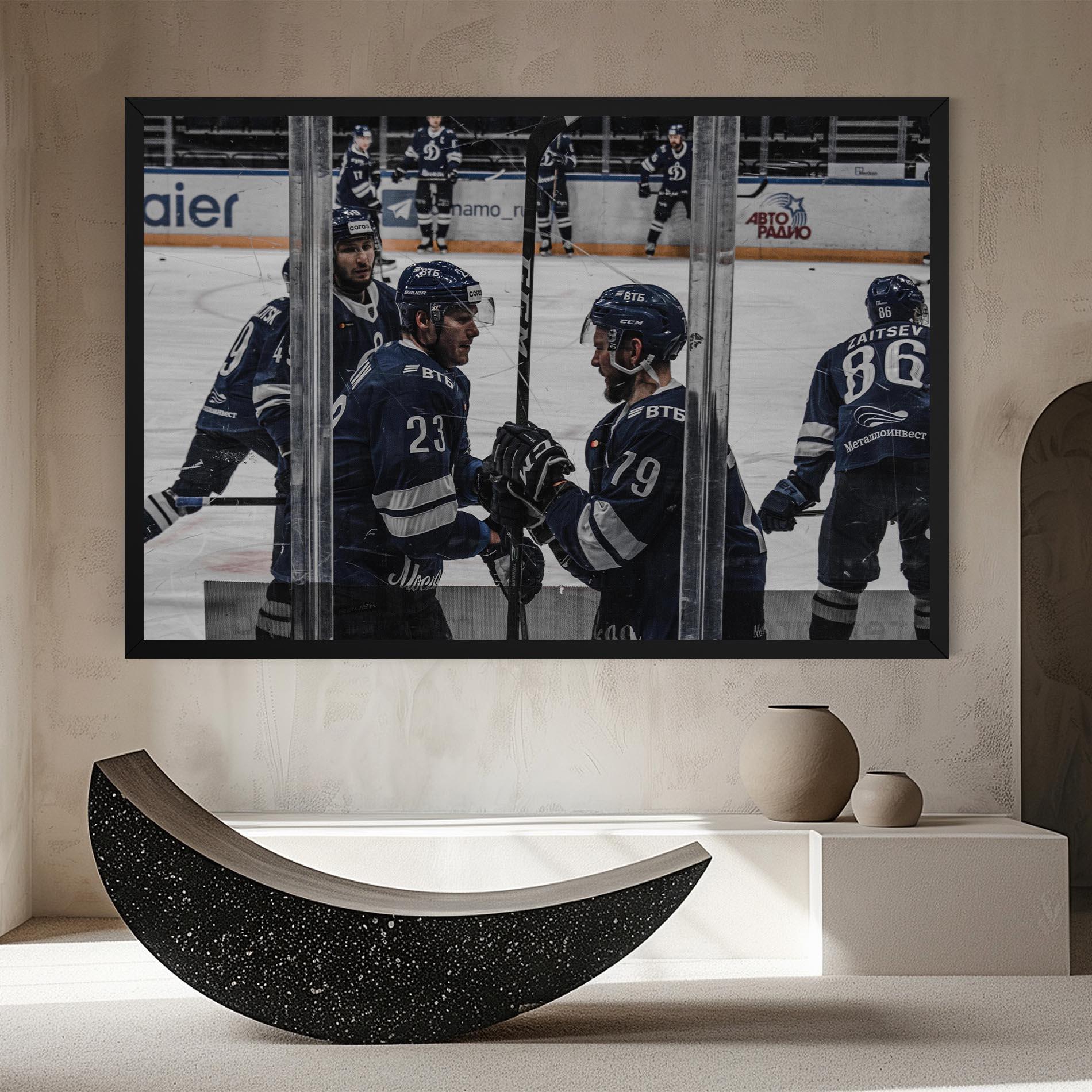 Leinwandbild Hockey Players mockup 8
