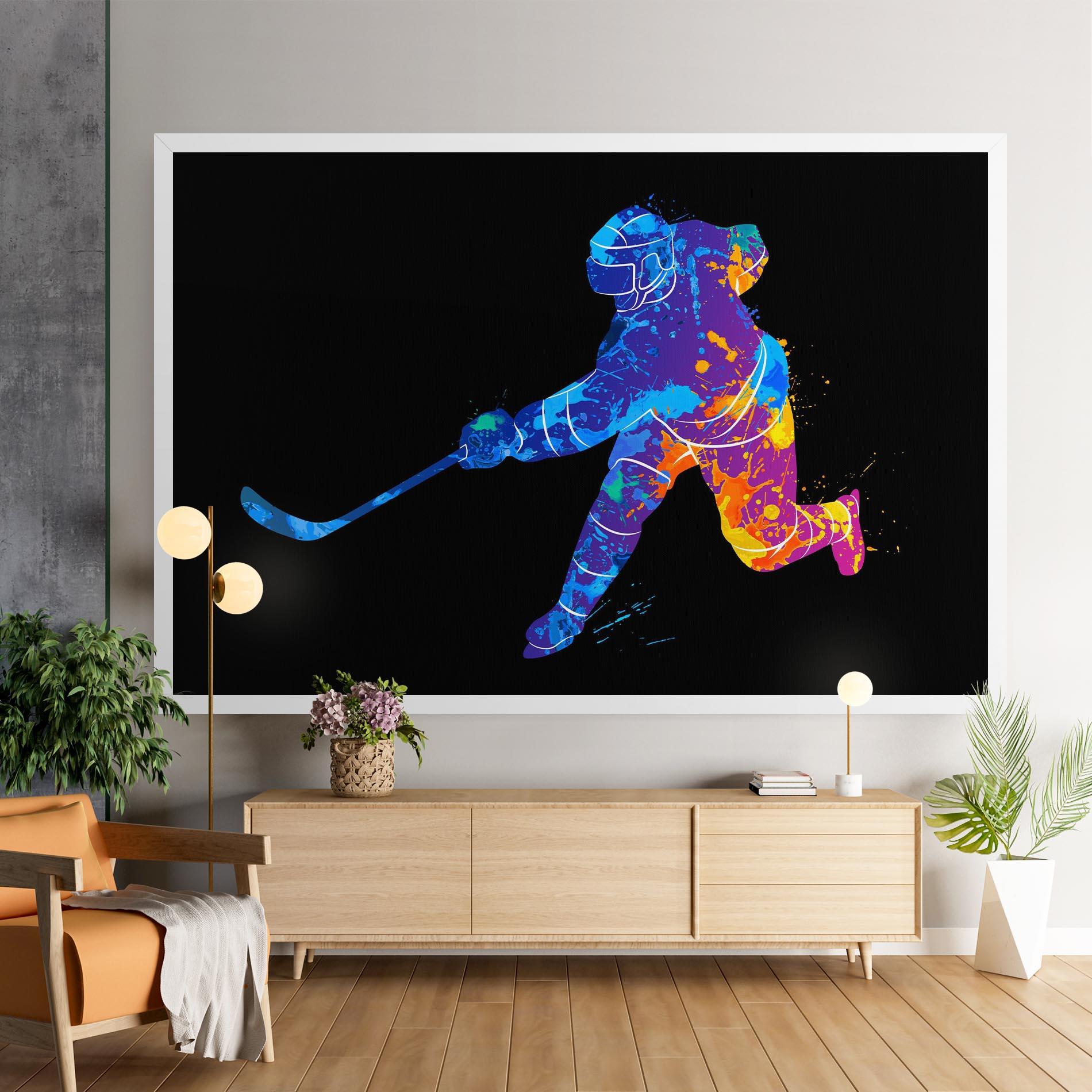 Leinwandbild Color Mix Art mockup 9