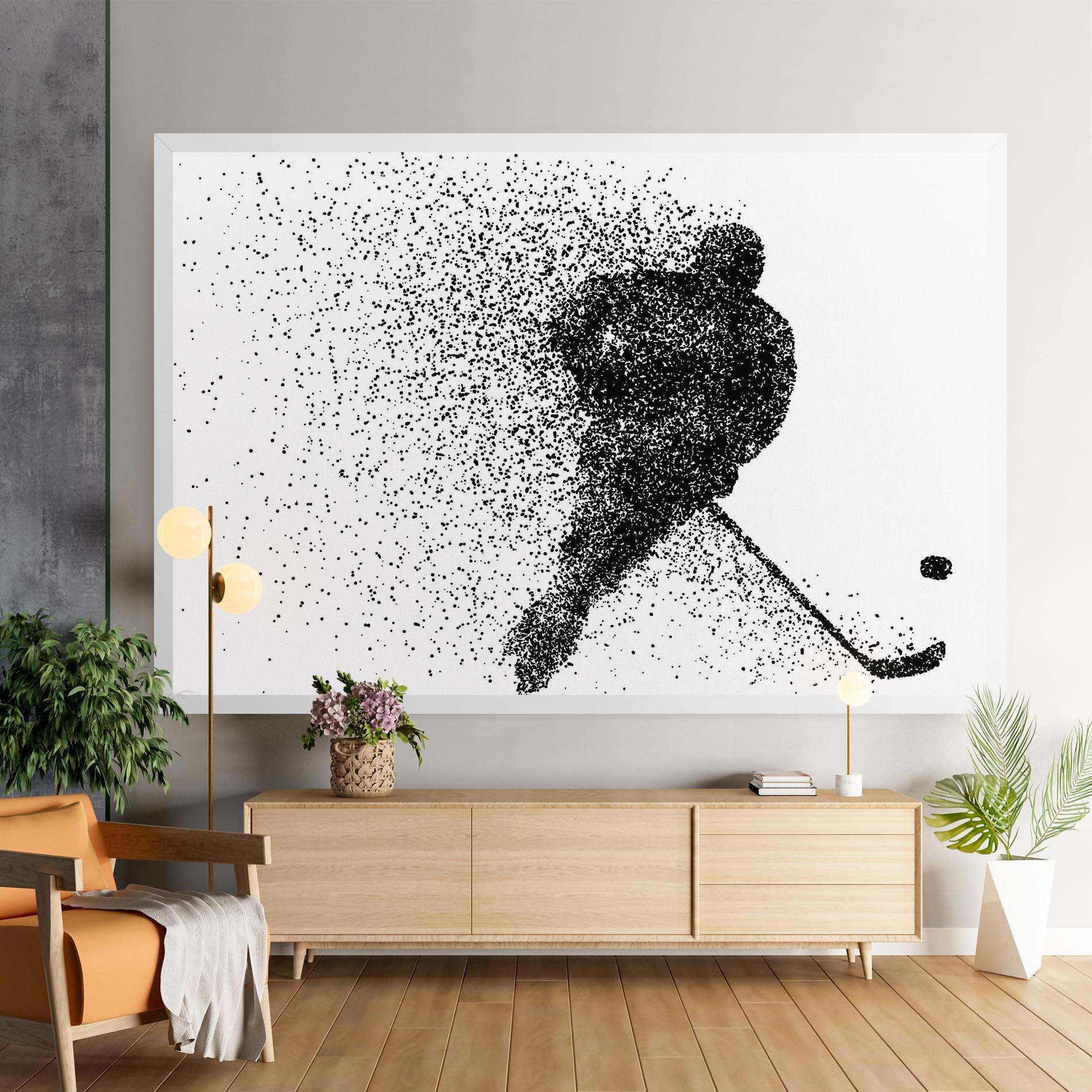 Leinwandbild Hockey Art mockup 9