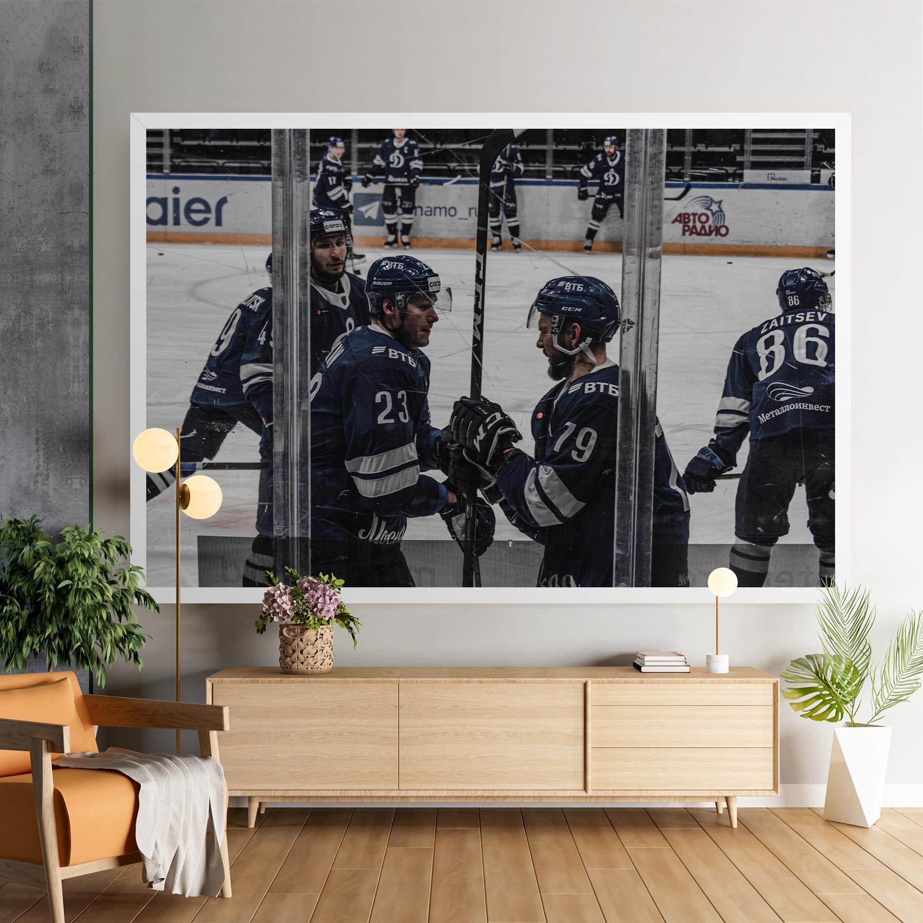 Leinwandbild Hockey Players mockup 9