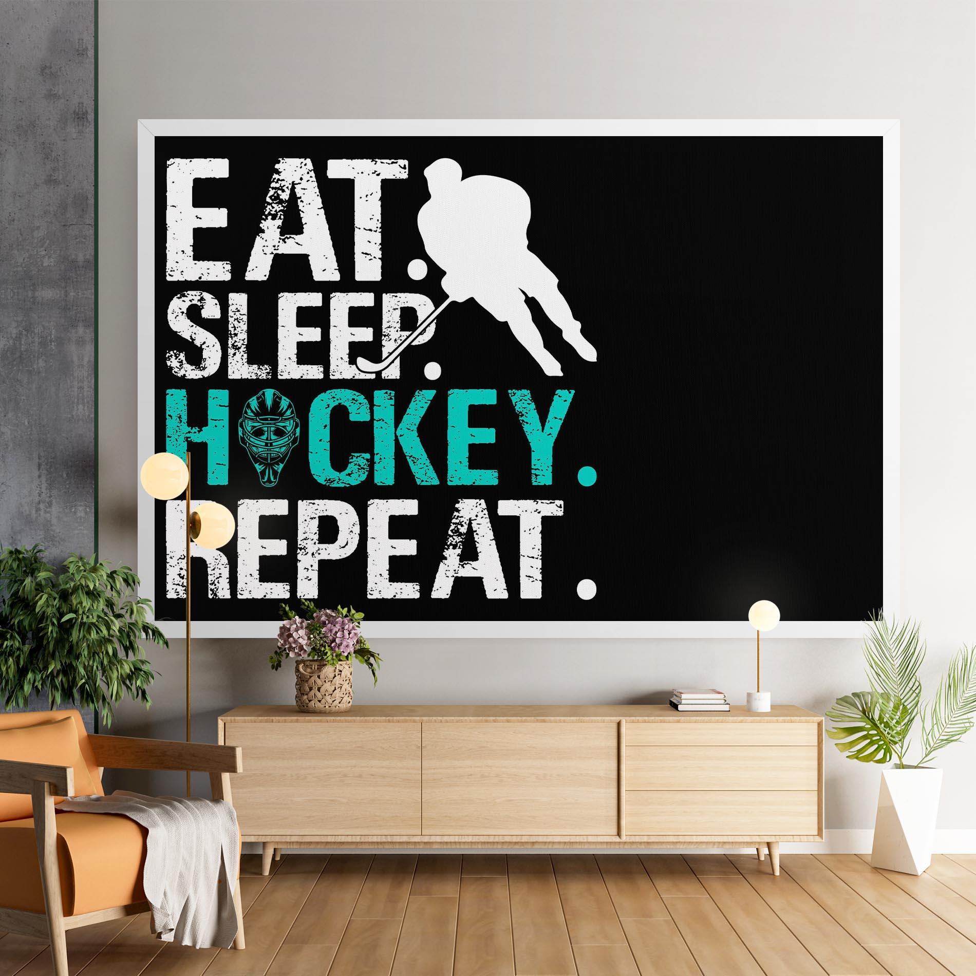 Leinwandbild Sleep Hockey mockup 9