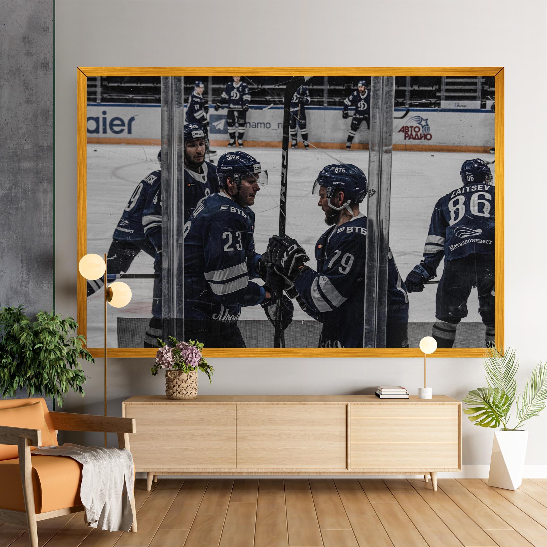 Leinwandbild Hockey Players mockup 9
