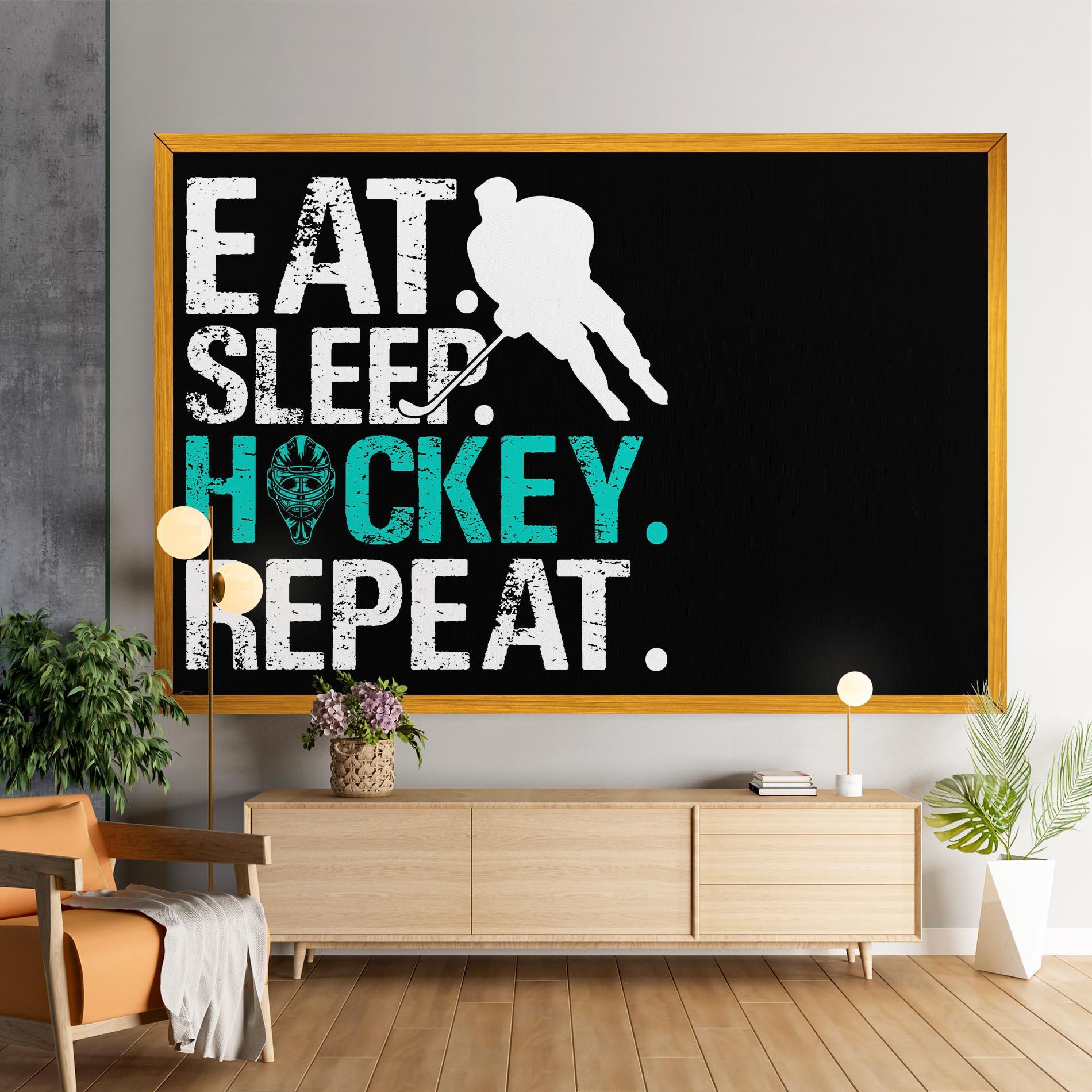 Leinwandbild Sleep Hockey mockup 9
